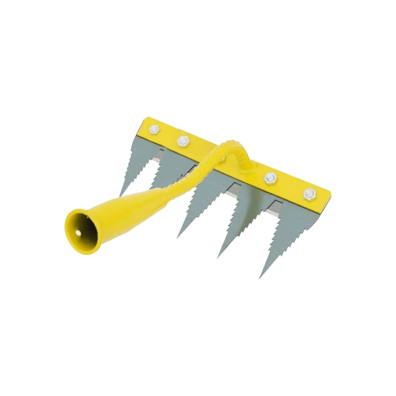 Générique Râteau de Jardin Décompacteur et arracheur de Mauvaises s Robuste | Outil pour enlever l' pour jardin, pelouse, cour, parterre de fleurs, serre, pépinière, verger, ferme, extérieur