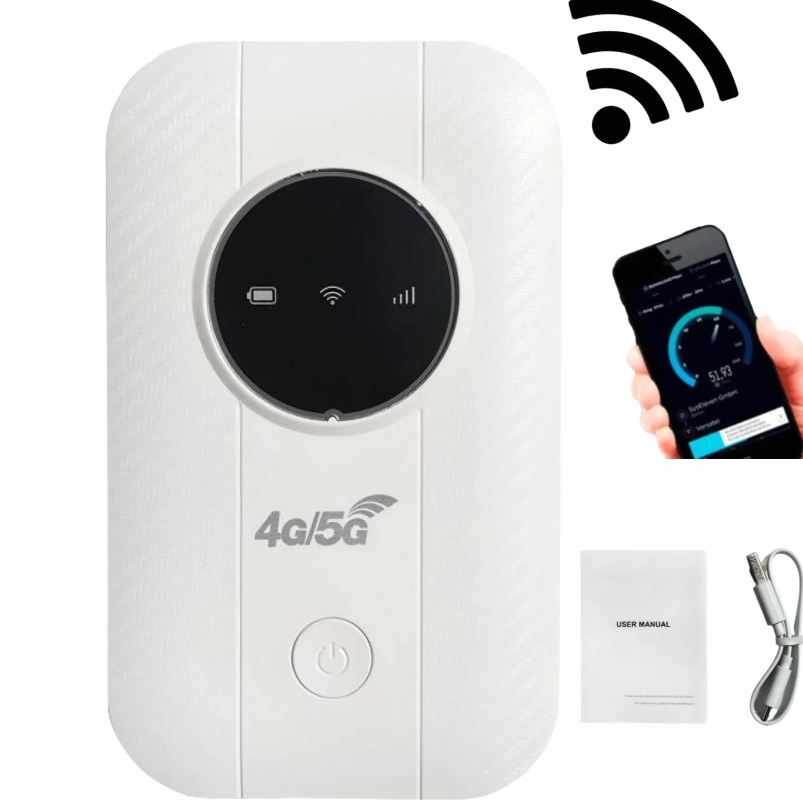 Routeur WiFi portable de voyage sans fil mobile haut débit point d'accès temporaire