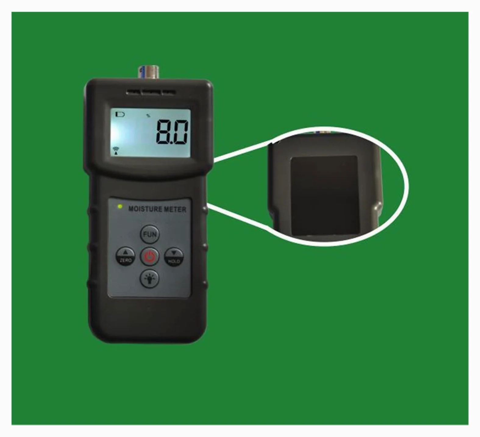 Humidimètre pour Sol Analyseur d'humidité inductif de Type Broche, analyseur d'humidité Multifonctionnel MS360 pour Jardin, Ferme et pelouse