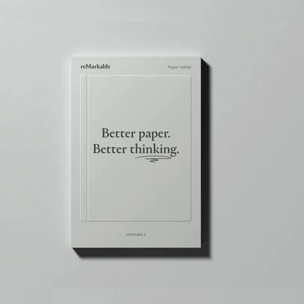 reMarkable 2 Tablette Papier LCD Nouvelle Génération - Prise de Notes, Conversion Texte, Accès Multi-Appareils
