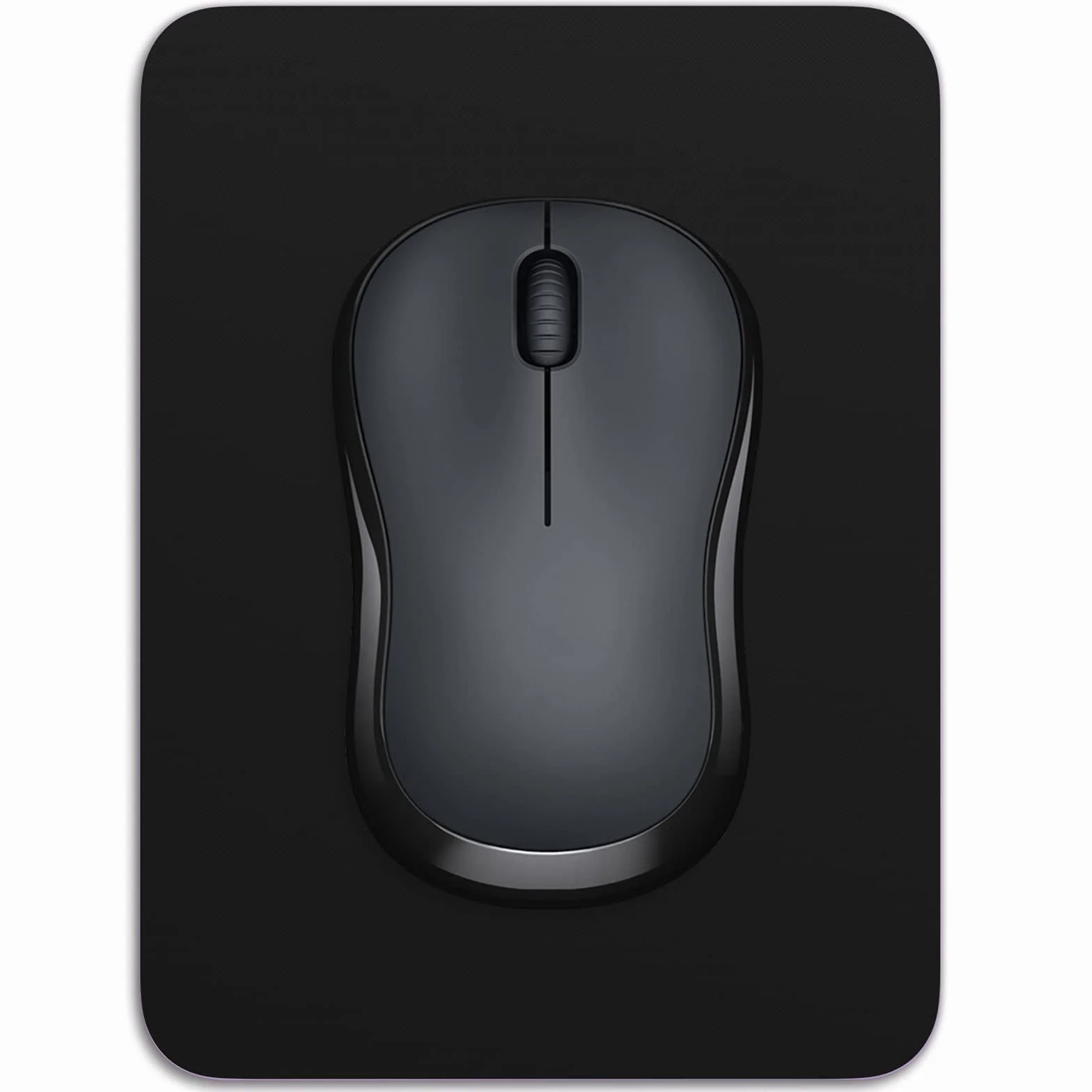 Dapesuom Petit tapis de souris en caoutchouc texturé antidérapant lavable pour ordinateur portable