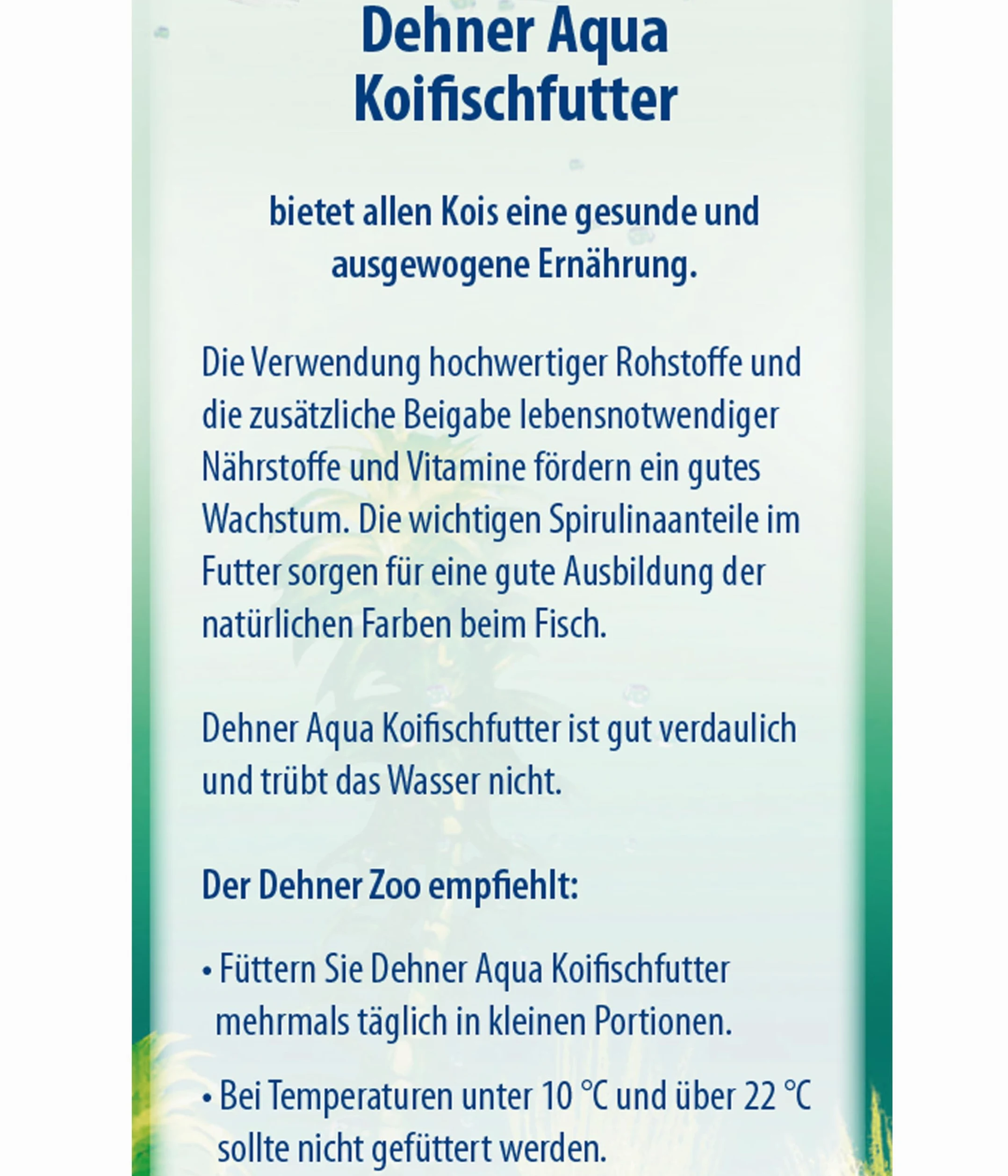 Dehner Aqua koifischfutter Granulés, 3,5 l