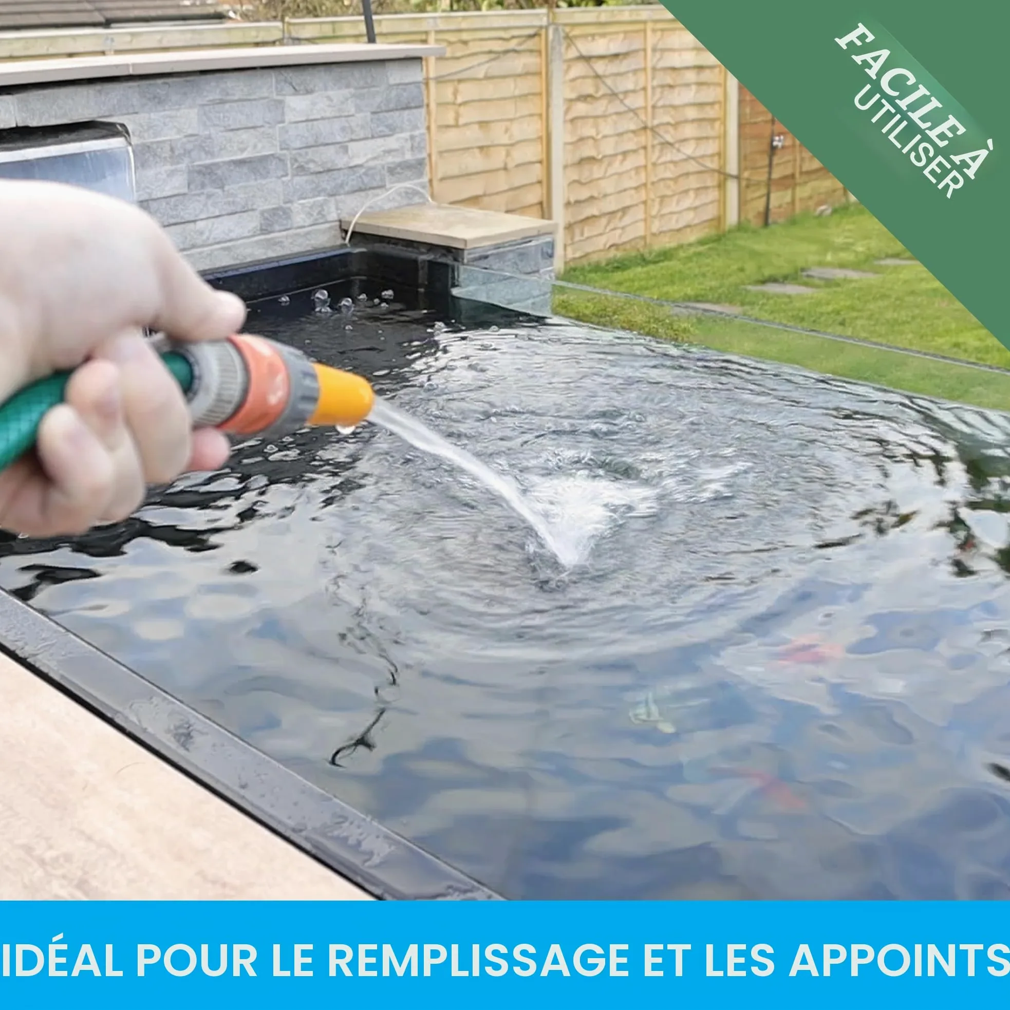 Evolution Aqua pond dechlorinator Système de déchloration de l'eau du robinet 30 cm, Produit pour Bassin
