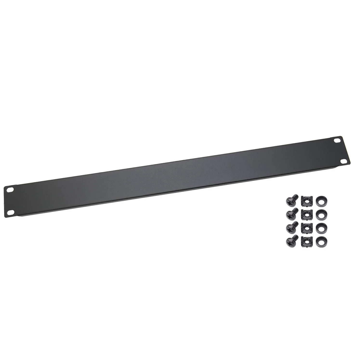 Cache pour Armoire de Serveur 19 Pouces 1 UH Noir HMF 66470-02