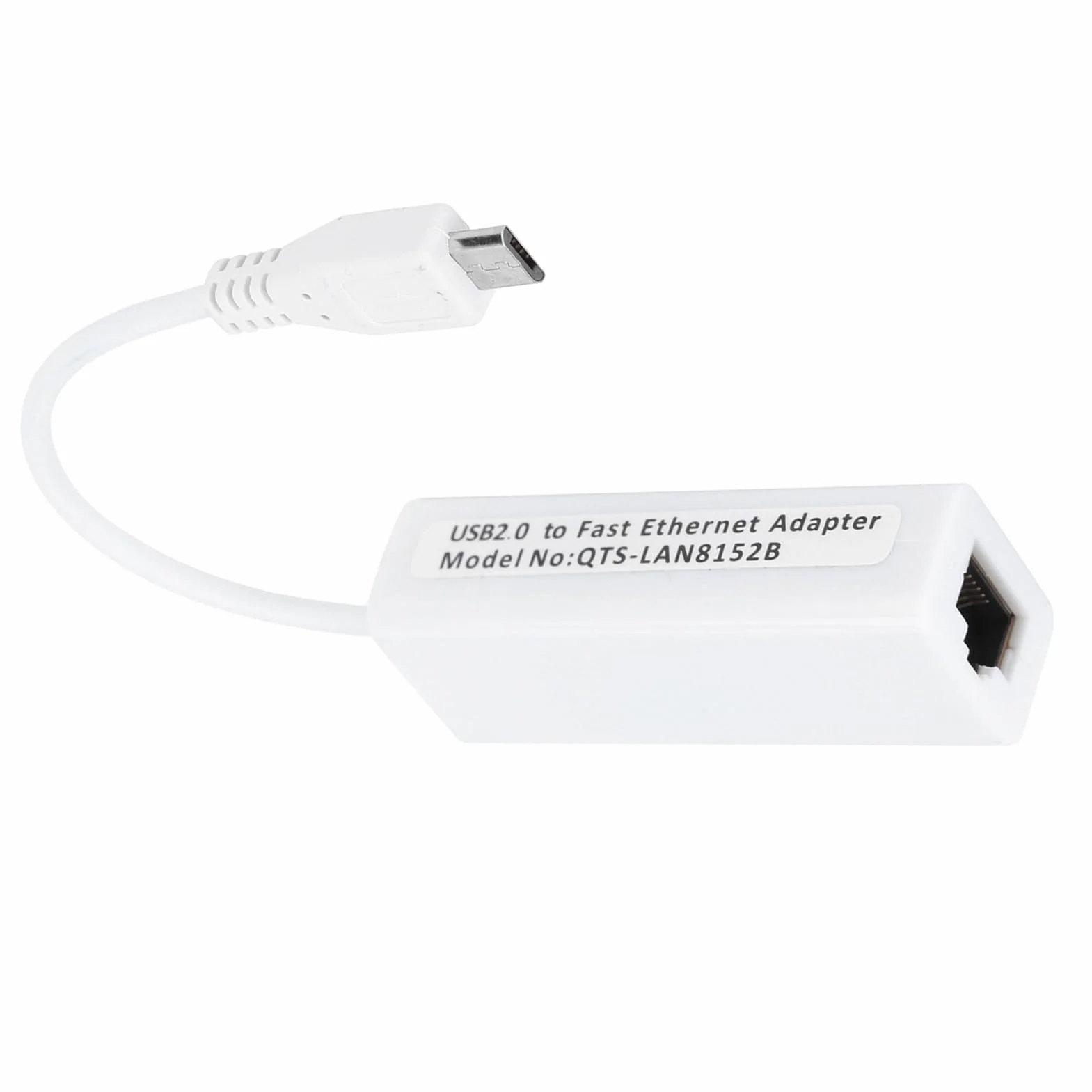 Adaptateur Ethernet Micro USB vers RJ45 Haute Vitesse 10 100 Mbps pour Réseau MacOS
