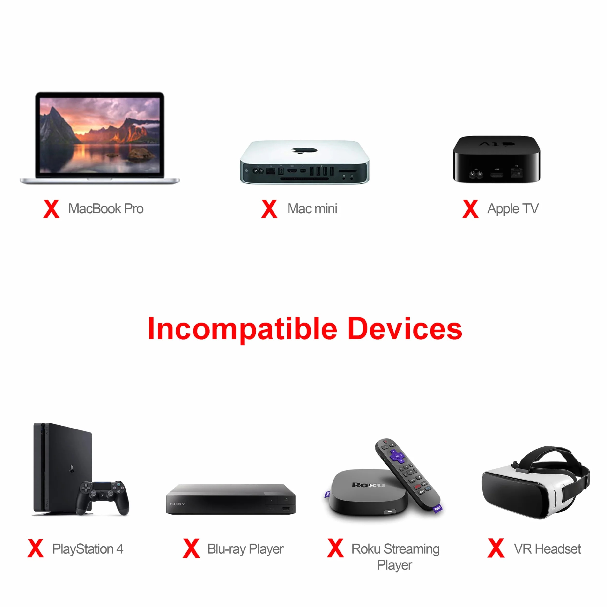 Moread Adaptateur HDMI vers VGA mâle vers femelle Noir
