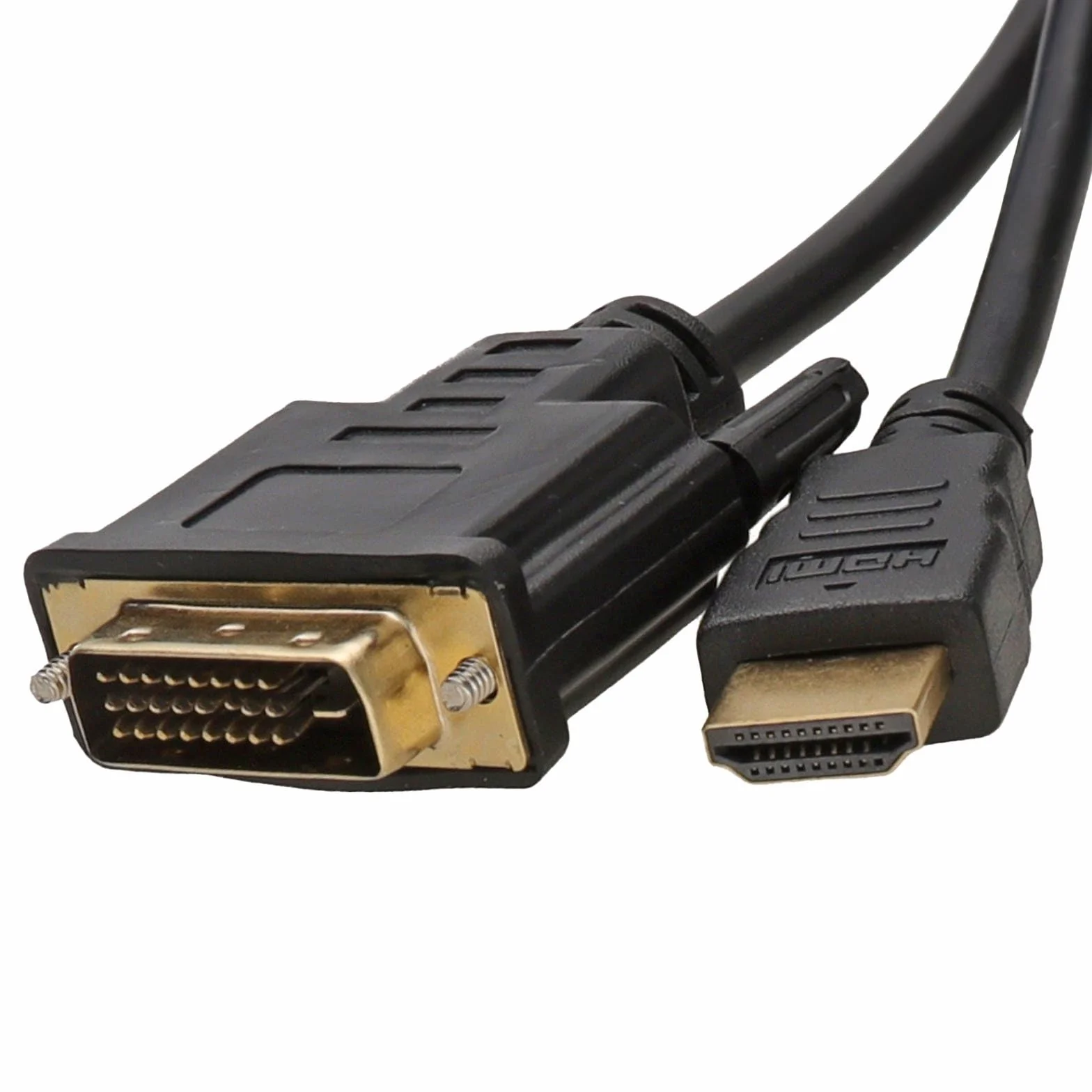 kenable DVI-D 24+1 Mâle Vers HDMI Câble Vidéo Plaqués Or 0,5 m
