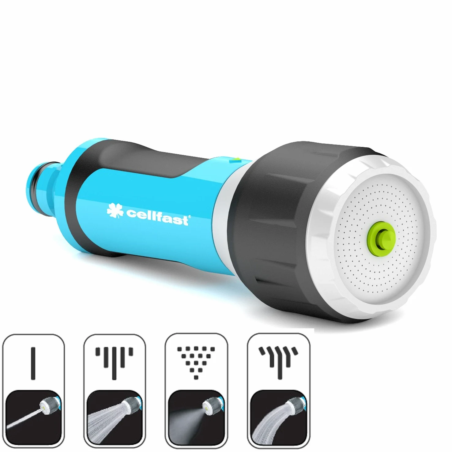 CELLFAST Lance De Nettoyage Set Avec Un Tuyau D'Eau Extensible Arroseur De Jardin Pour Pelouse Fleurs Plantes ENERGO 7,5 15 m