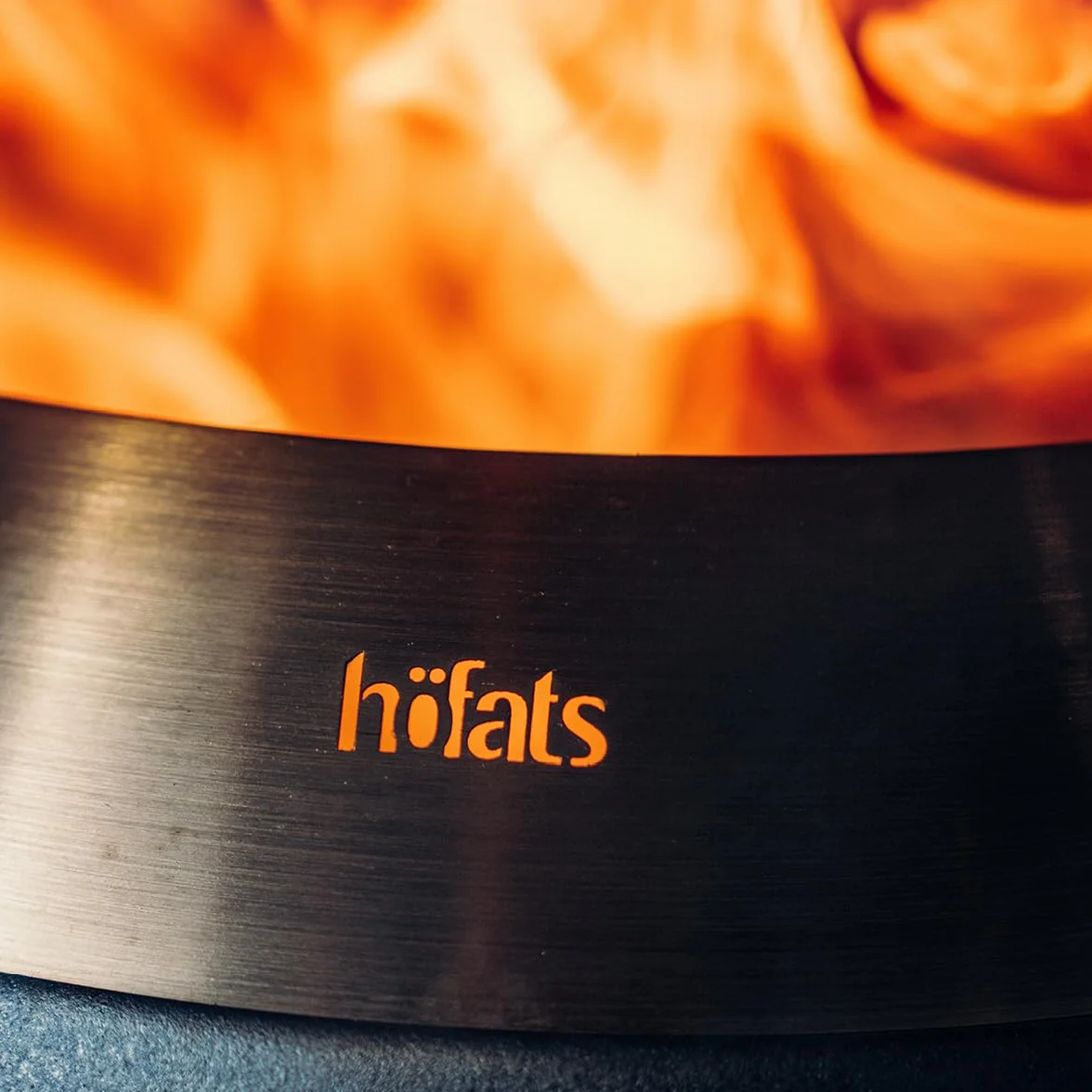 höfats Brasero Moon 45 sans Fumée Pied Bas Acier Inoxydable