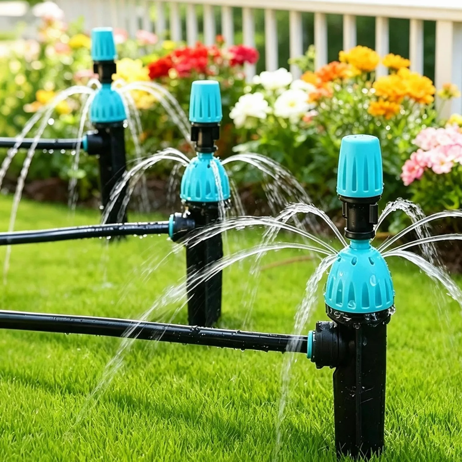 Kit D'irrigation Goutte À Goutte Par Brumisation Pour Serre Enterrée | Avec Tubes En Polypropylène Flexibles Et Résistants Aux UV, Système D'arrosage Par Brumisation Et Accessoires