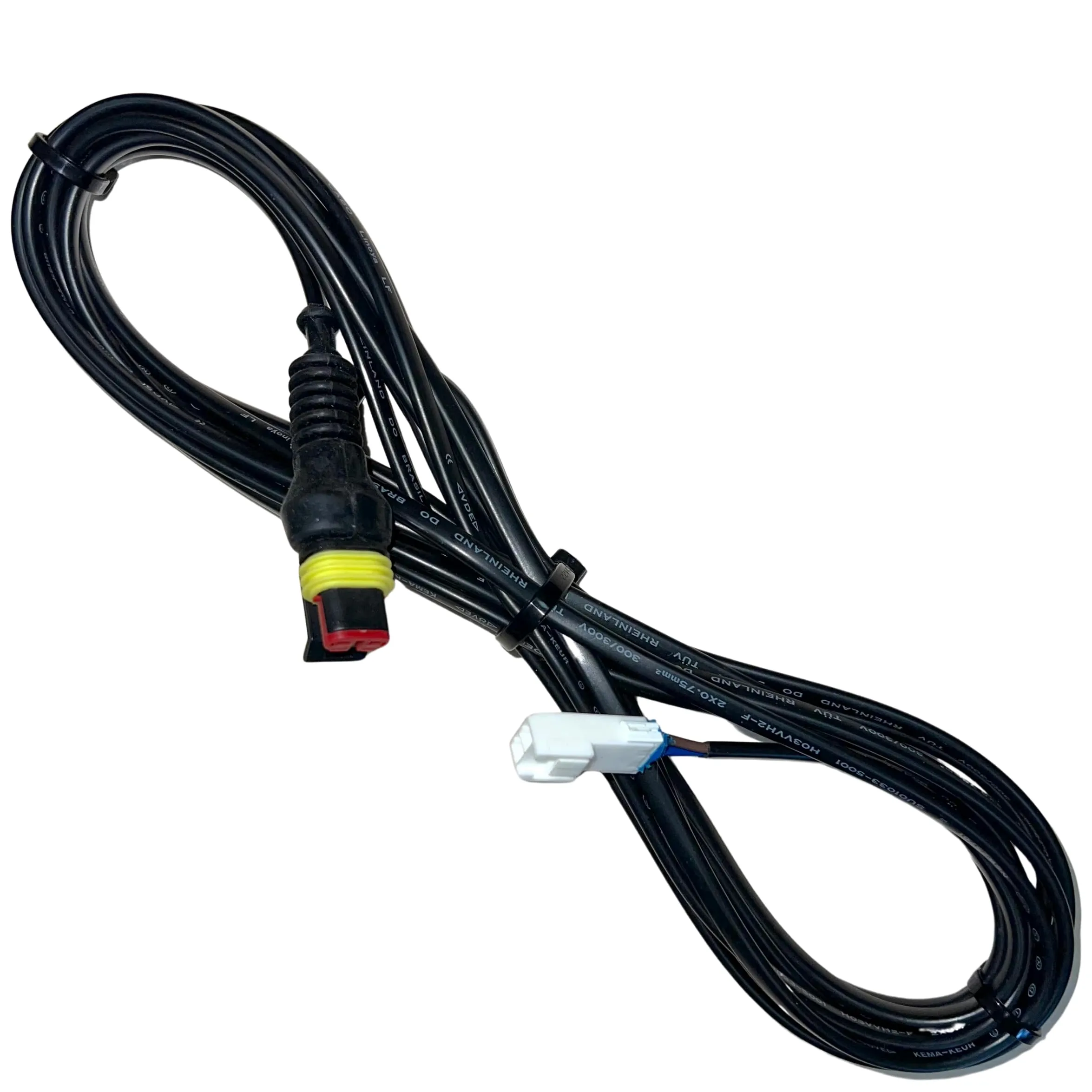 TIMBERA Câble de charge 5 m pour Worx Landroid S300 - Mâle vers Femelle - Câble d'alimentation basse tension pour base de charge et alimentation 5 mètres