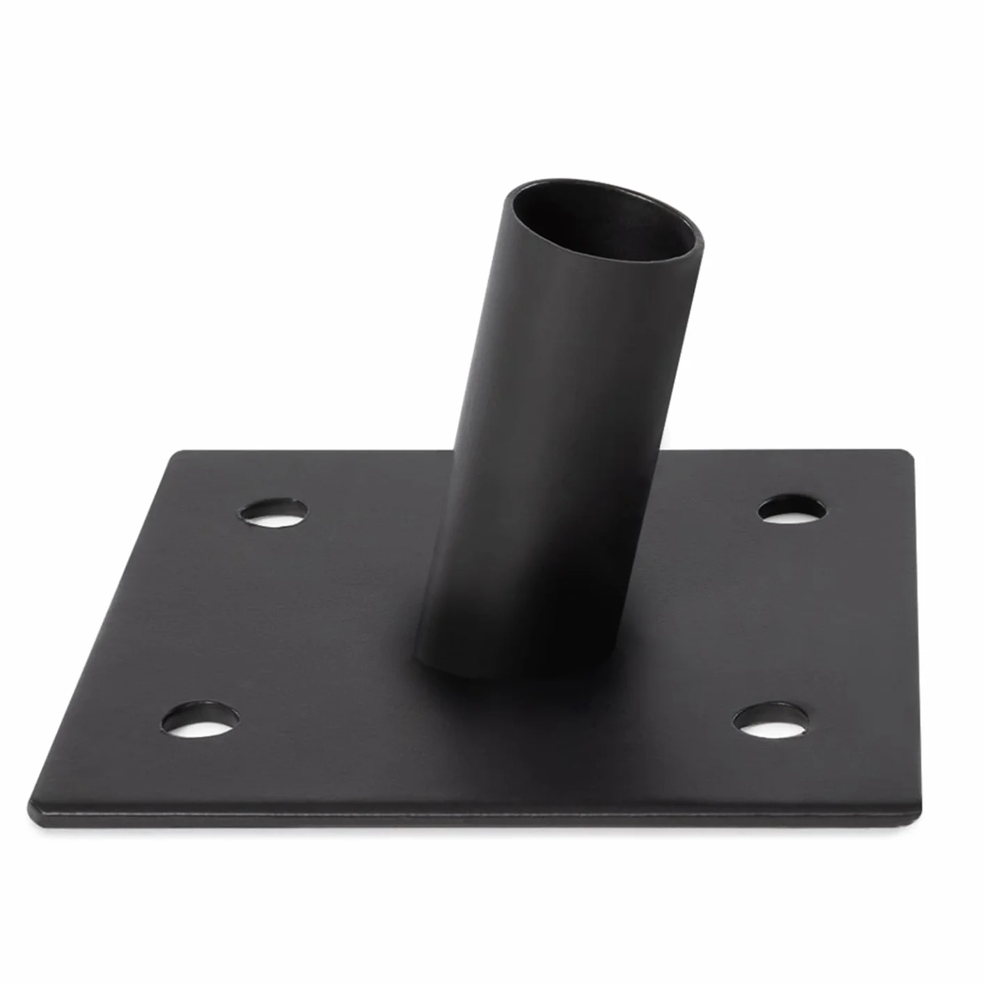 Lot de 2 Mâts de Fixation pour Voile d'Ombrage H.220 cm Acier