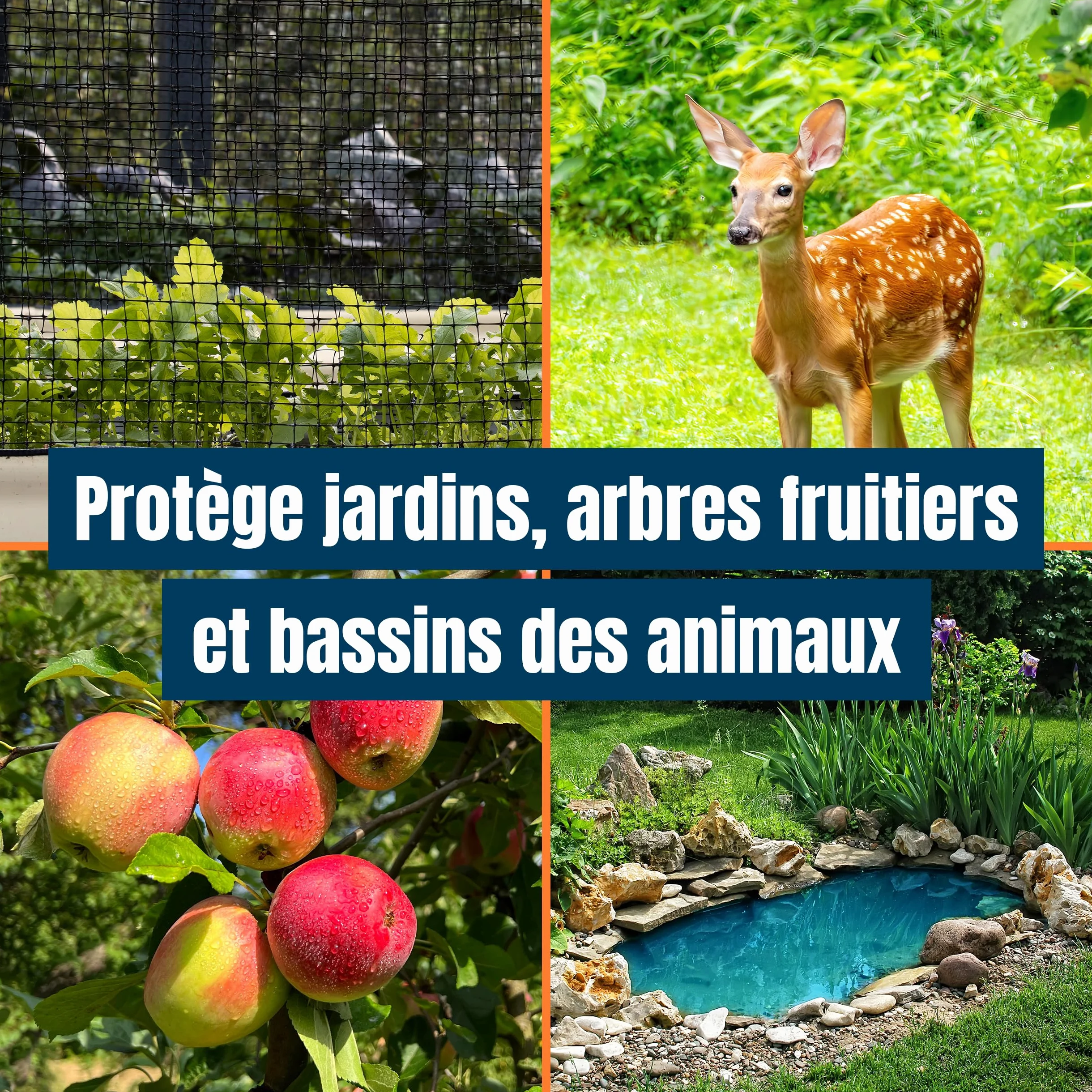 MP Filet Anti-Oiseaux, 2,1 x 19,8 m, 40 g/m²