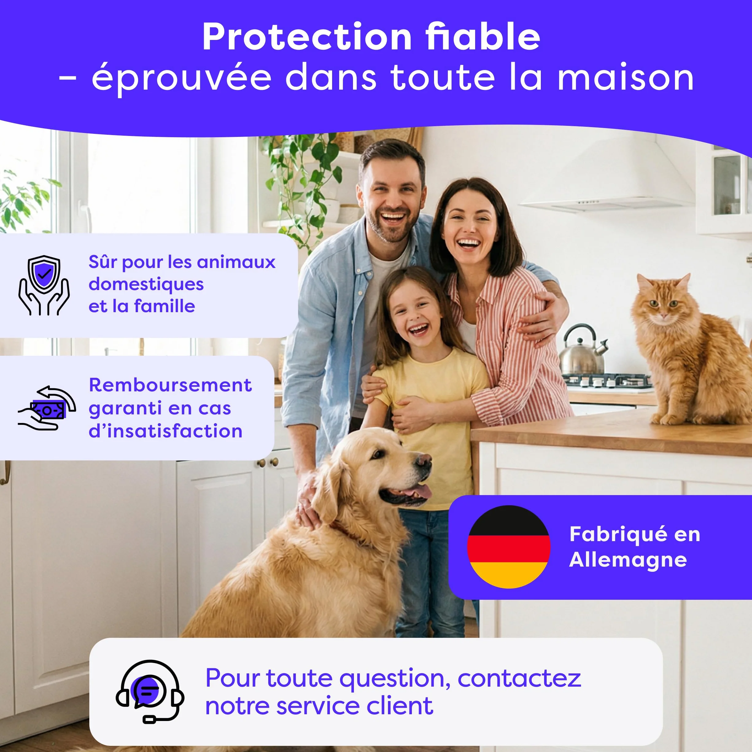Wolkenfeld Piège à Mites Alimentaires x10 – Anti Mites Alimentaires Phéromone – 10 Pièges – Made in Germany