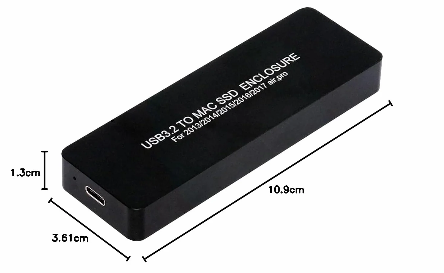 USB C 3.2 Boîtier SSD pour MacBook Air/Pro 2013-2017 A1466 A1465 A1502 A1398