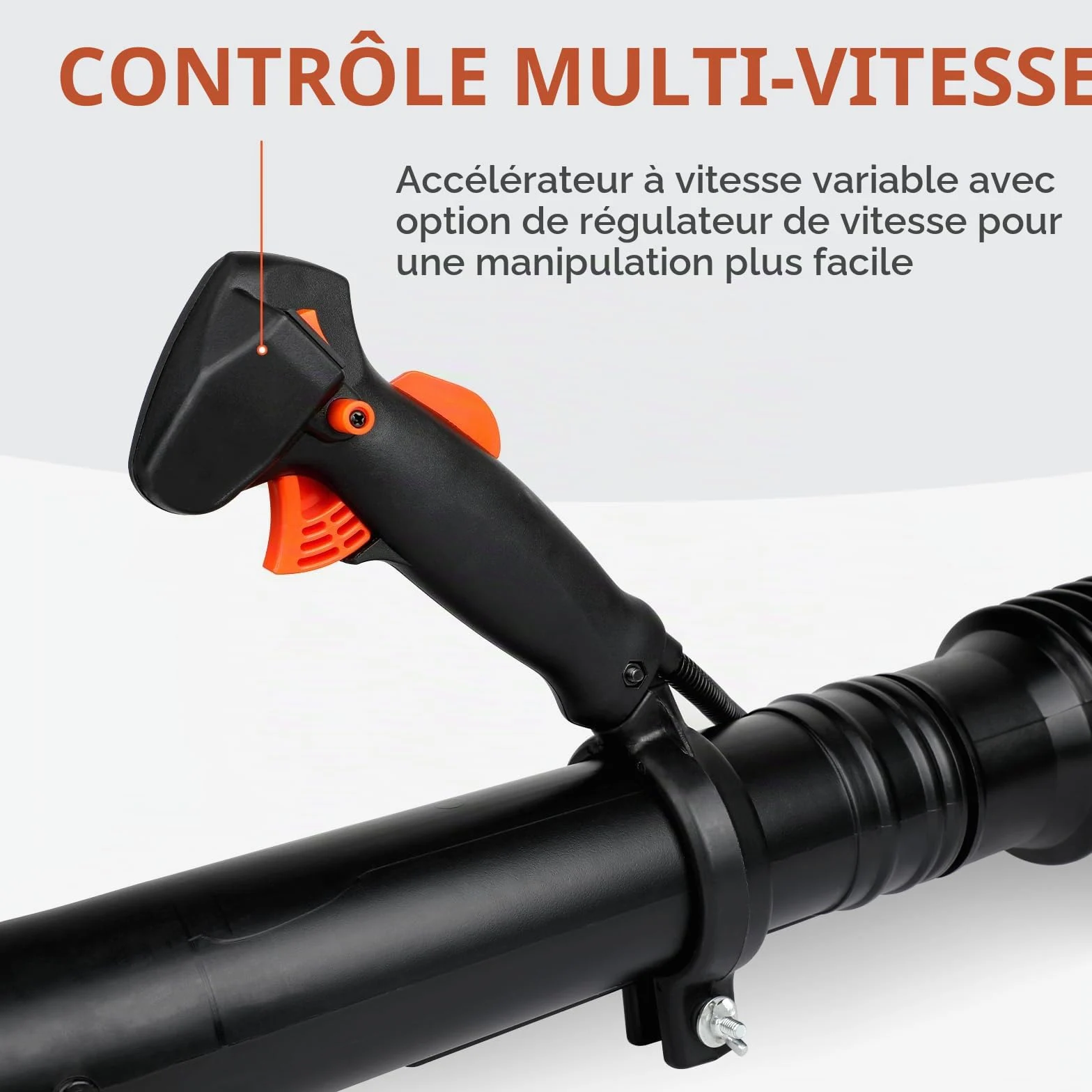 63cc Souffleur de Feuilles à Essence, Style Sac à Dos, ASUNCELL Vitesse de Soufflerie, Souffleur de Feuilles de Carburant sans Fil pour Patios, Gardens