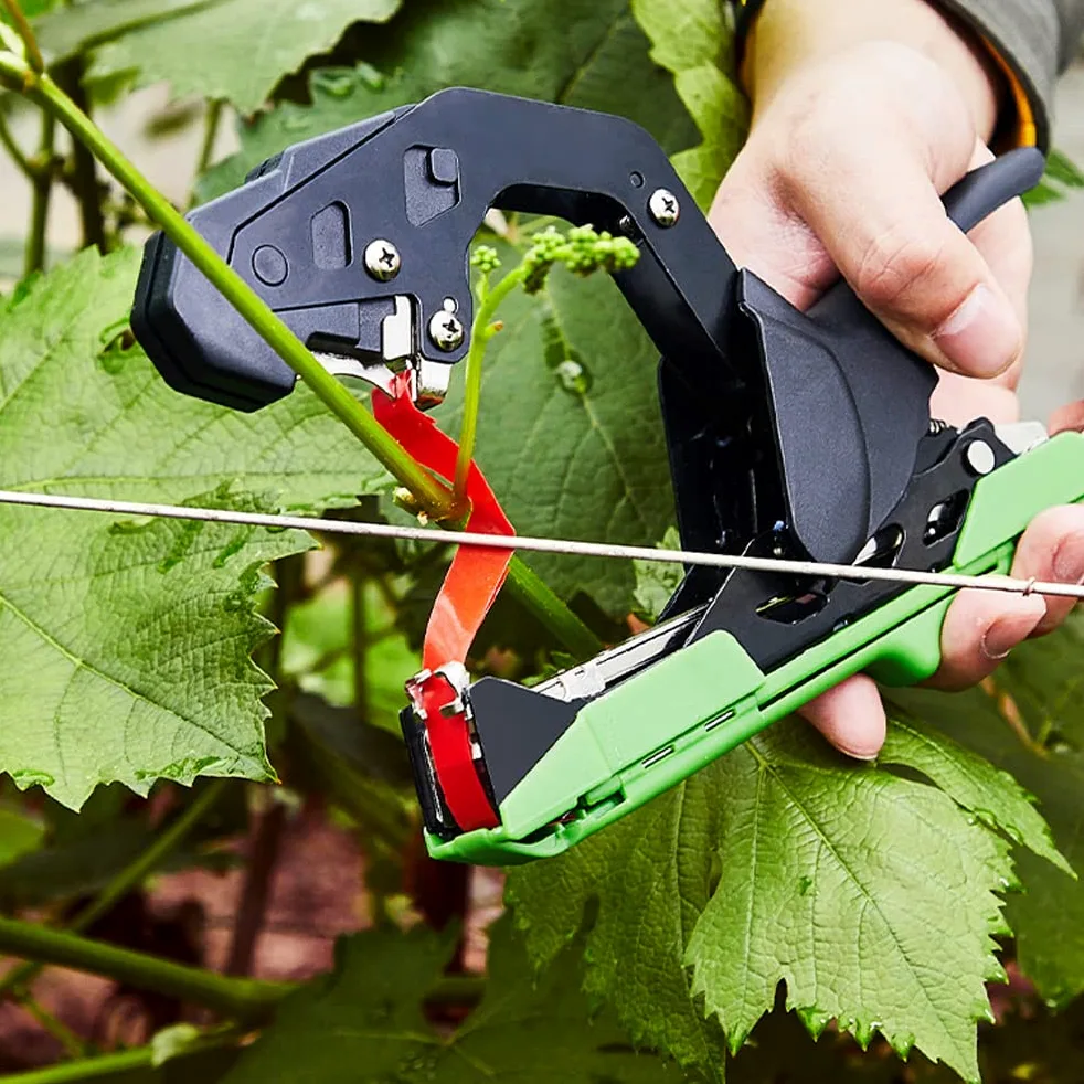Weytoll Machine à Nouer Les Plantes, Machine à Attacher légère de 420g pour Fruits Légumes Vigne Tomate, l'agriculture