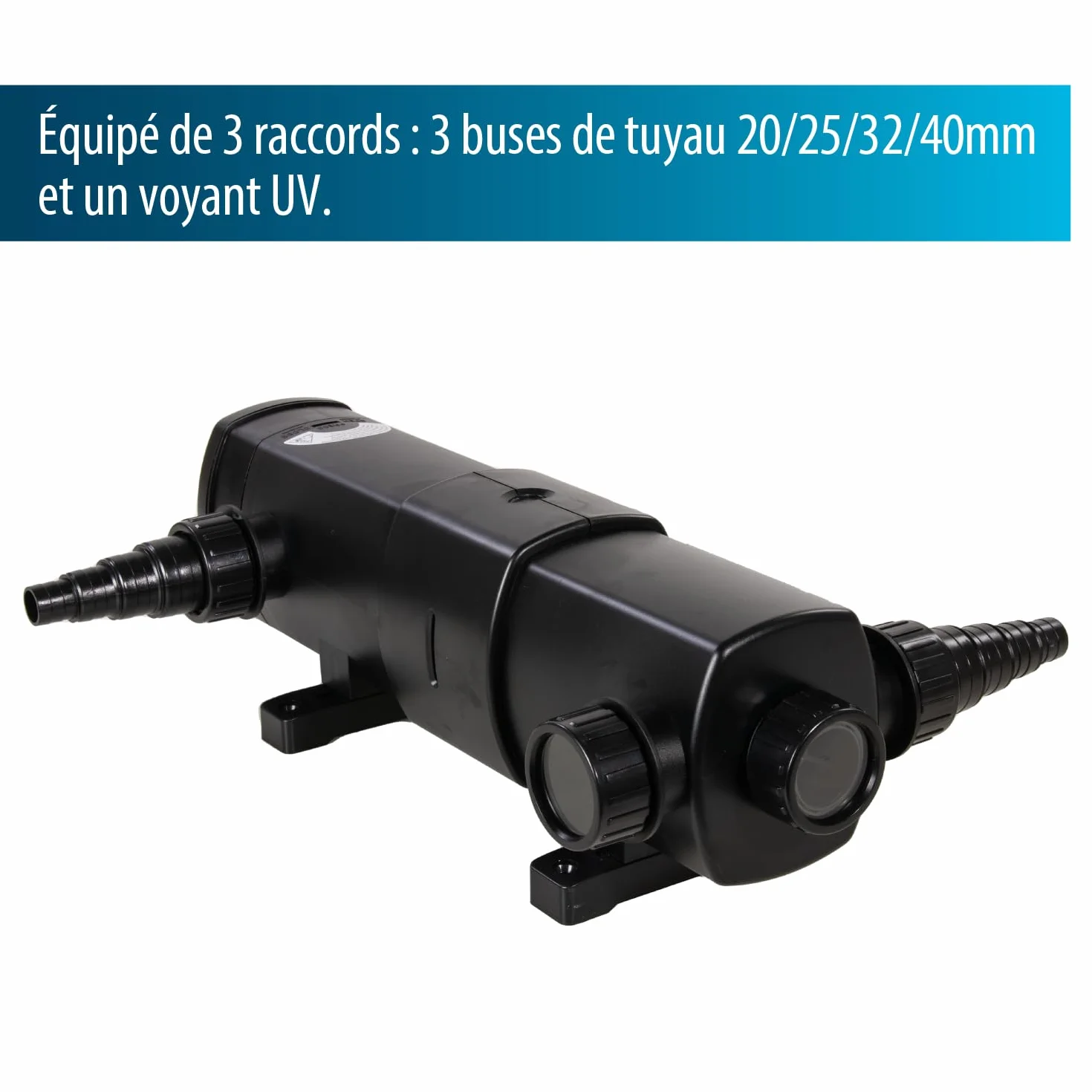 Aquaforte UV-C Guv-224 Teichfilter 24W 4,5m³/h 35m³ Quick Lock Helix