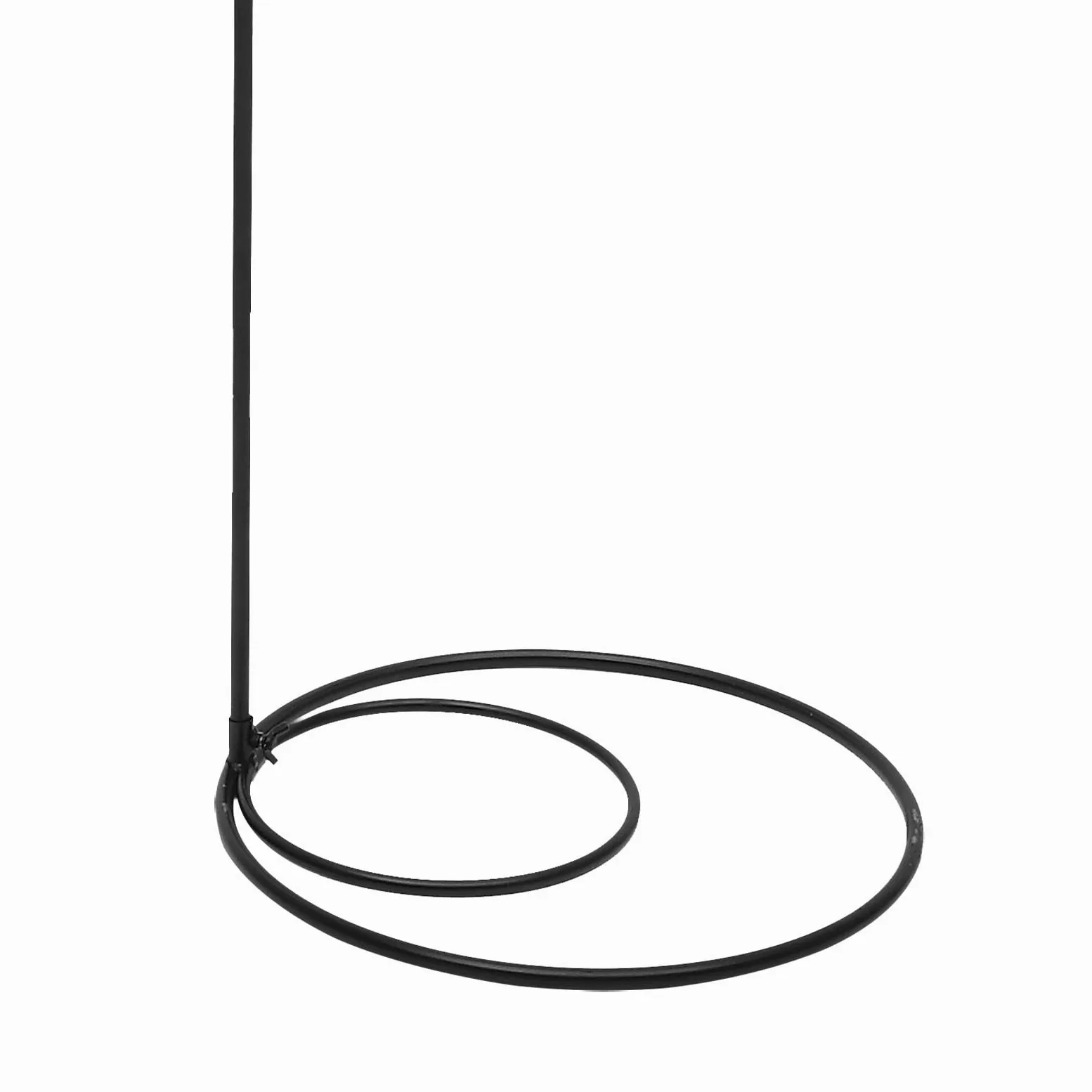 Crochet en Fer Noir Anti-rouille pour Jardin Extérieur, Installation Solide et Multi-usage, Support pour Lanternes Solaires et Pots de Fleurs Cour ou Parc