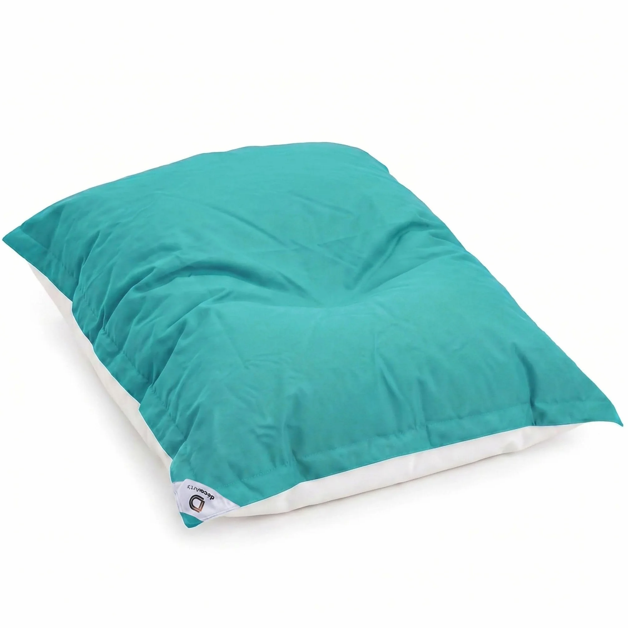 Housse pour Pouf Géant XXL 180x140cm Déhoussable Flottant Piscine Bleu Caraïbes