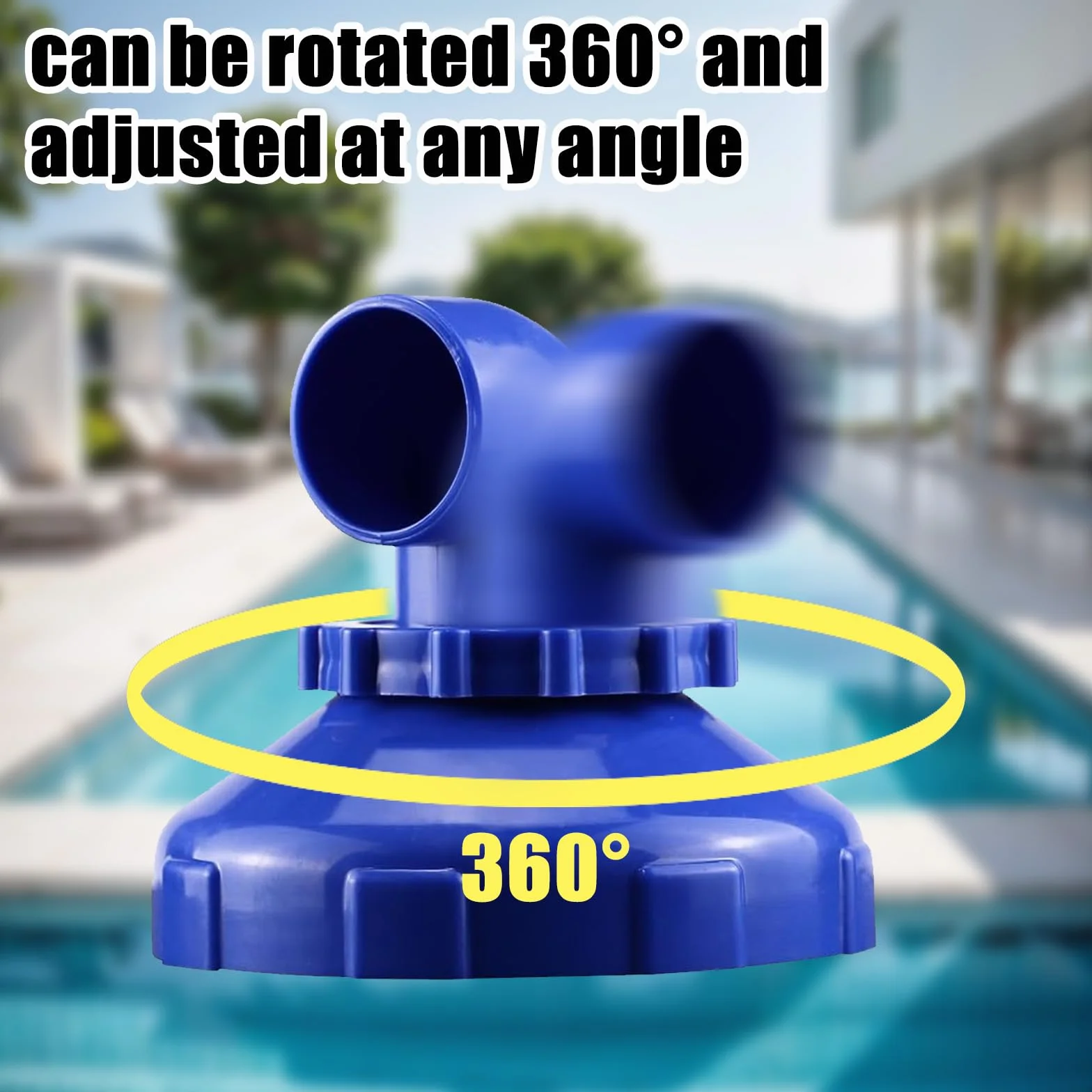 Raccord Buse d'Entrée de Piscine Rotatif 360° 32mm pour Piscine Intex Bestway