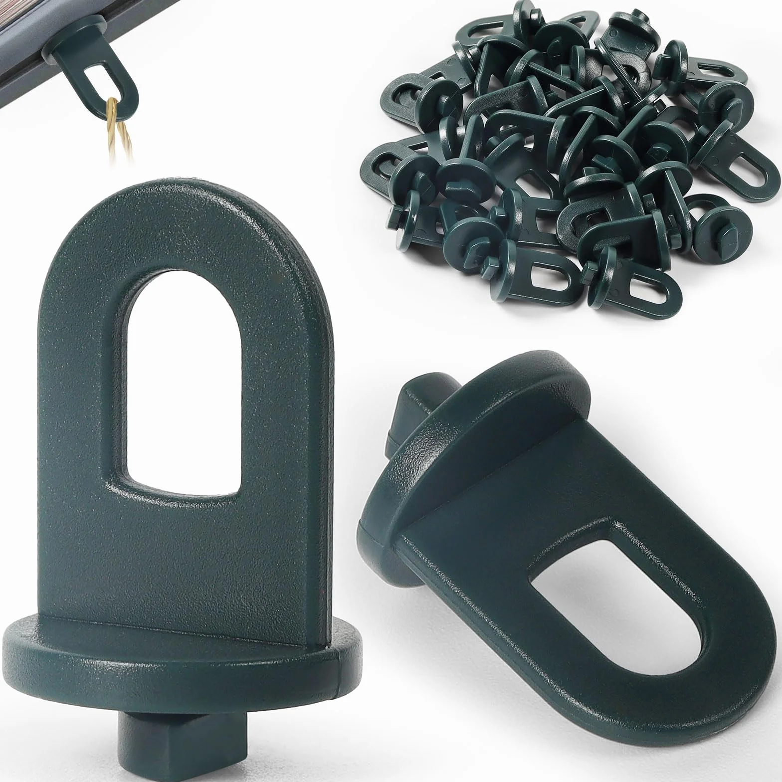 Clips à Effet de Serre Lot de 50 Attaches en Plastique Polyvalents