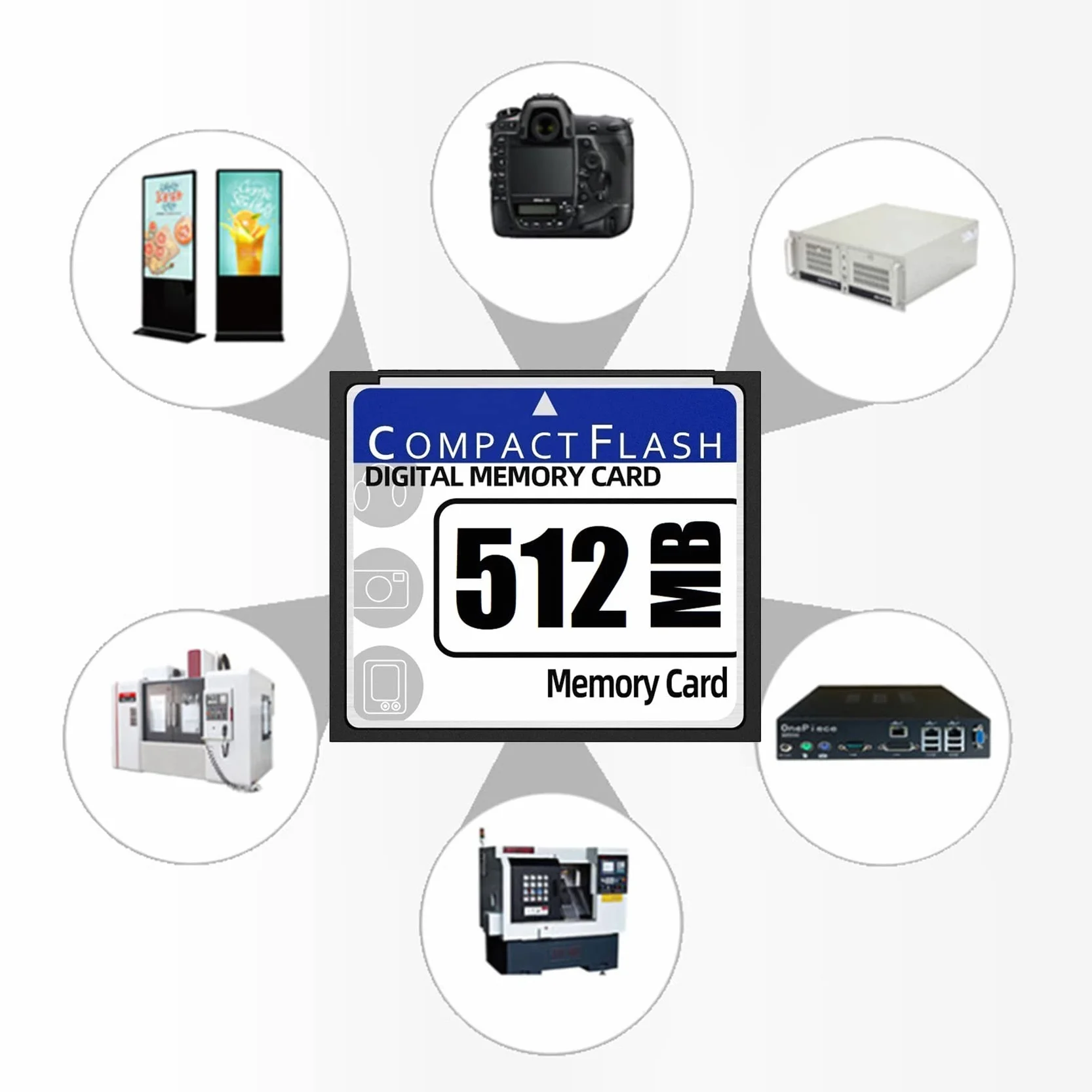 Carte Mémoire Compact Flash 64 Mo Appareil Photo
