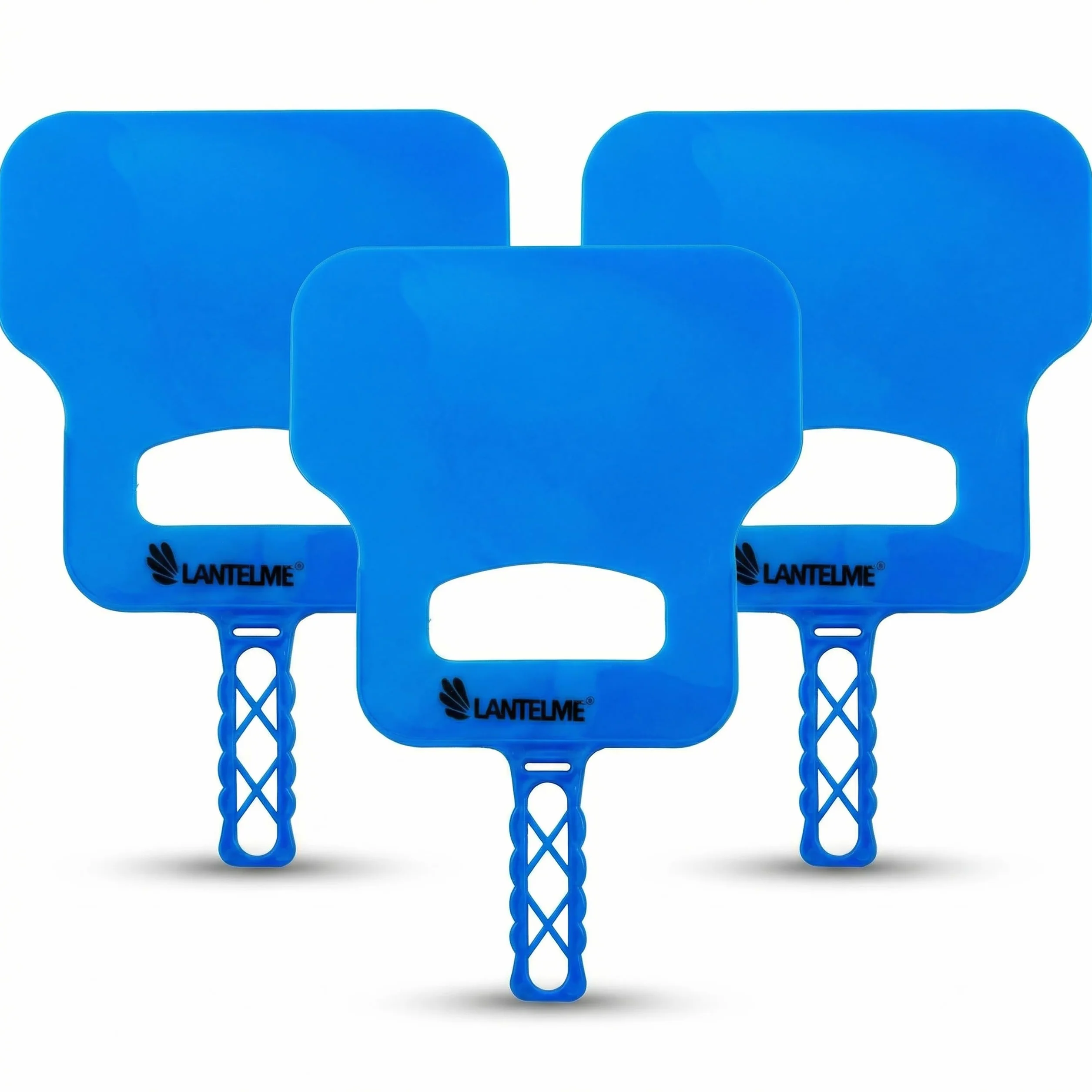 Lantelme Lot de 3 Éventails de Barbecue 20 x 30 cm Aide Allumage sans Chimiques