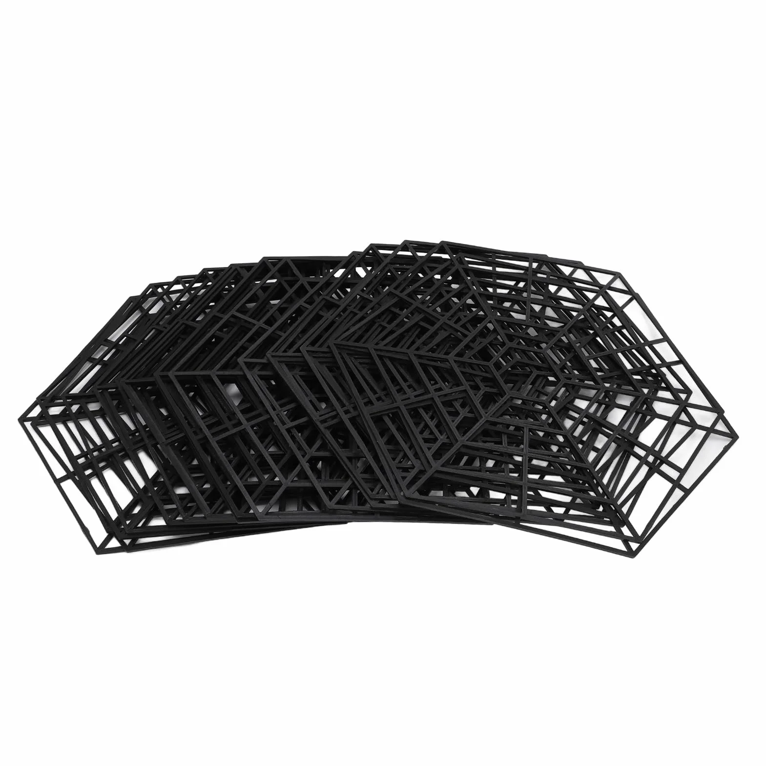 Ensembles de Filets de Protection pour Poissons D'étang, Filet Flottant en Plastique pour Dissuader Les Héron, Léger avec Clips