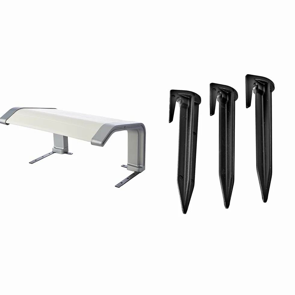 WORX - Garage avec Toit Rigide pour Tondeuse Robot WORX LANDROID - WA0194 & Lot de 100 Piquets De Fixation pour Cbles Périphériques - WA0179 - Accessoires pour Tondeuses Robots WORX LANDROID