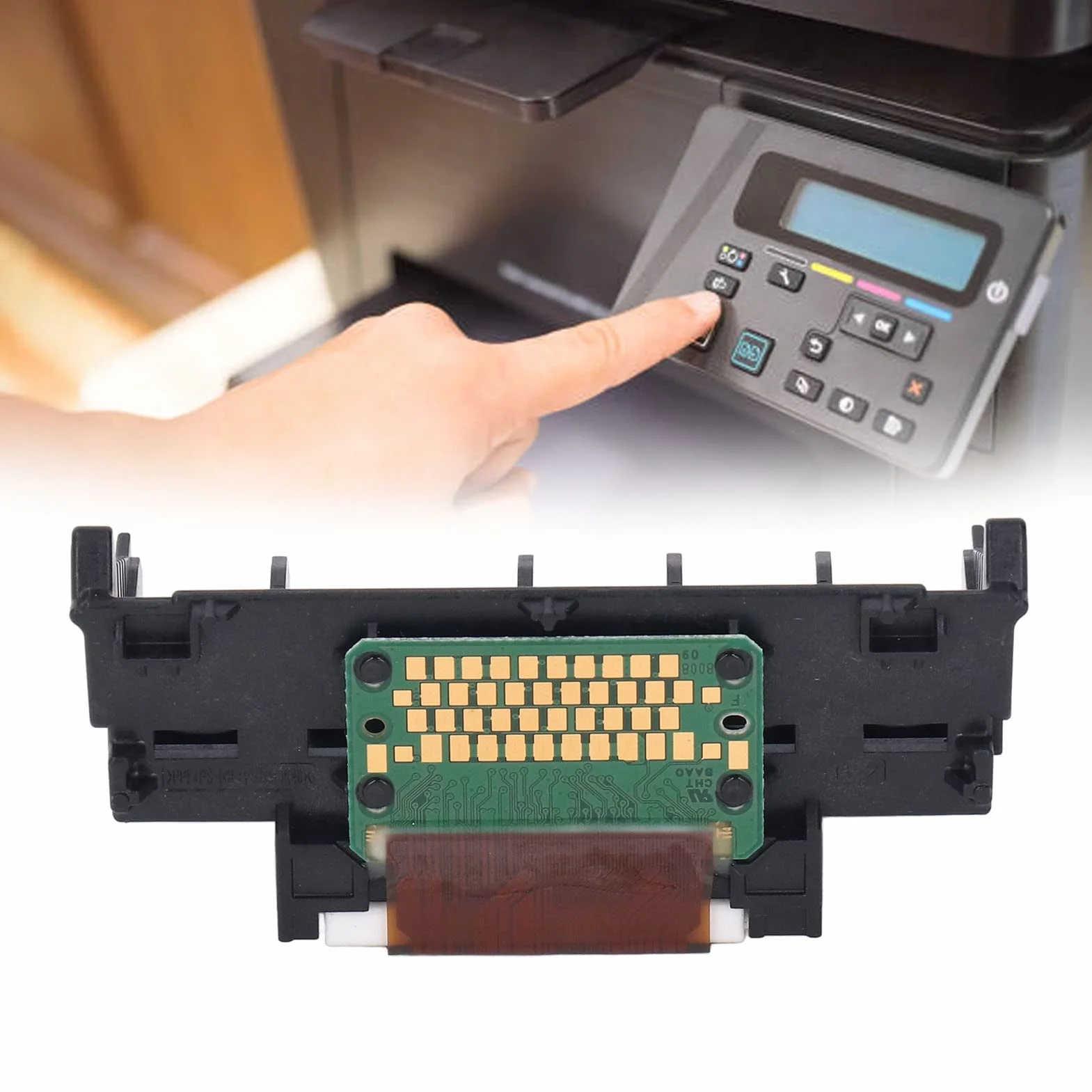 Jectse Tête d'Impression QY6 0089 pour Imprimante Canon TS5080 TS6080 TS6020 TS6120, UPVC