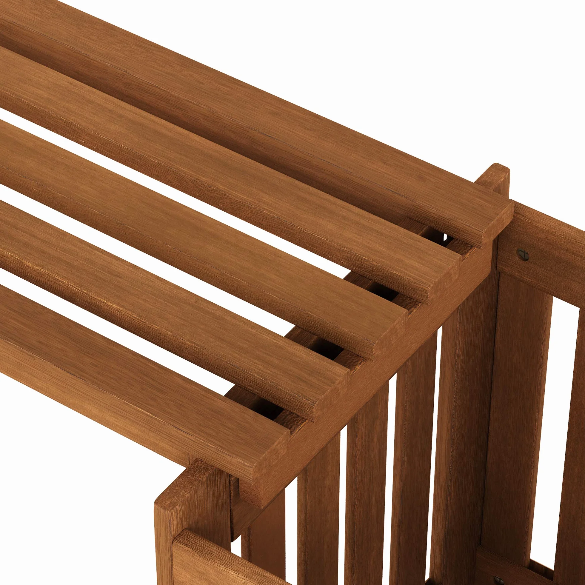 Furinno Tioman Jardinière d'Extérieur en Bois Dur Naturel