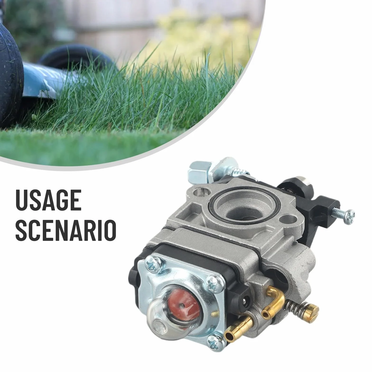 Carburateur 22cc 33cc 34cc 36cc 11mm Pièce de rechange pour tronçonneuse débroussailleuse taille-haie