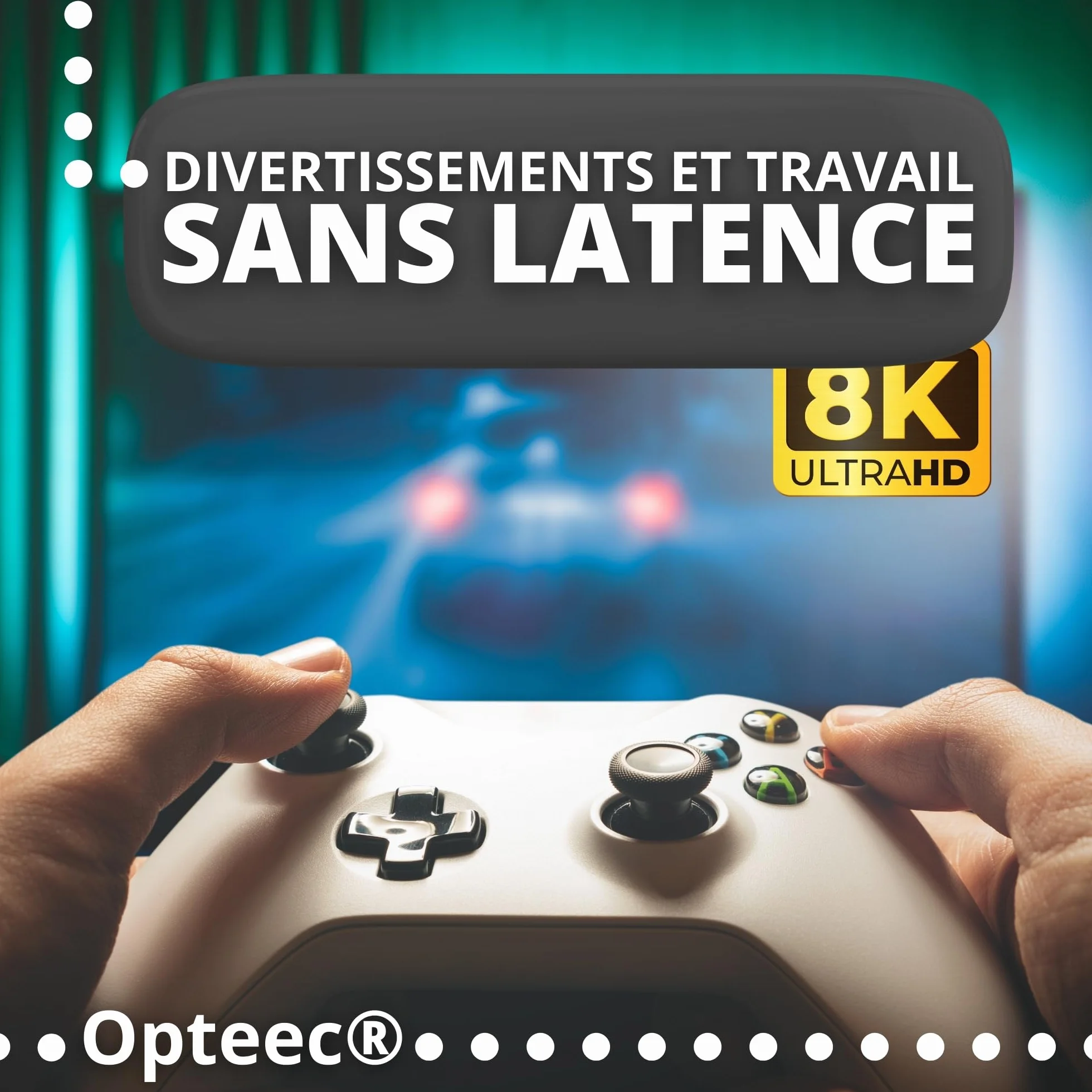 Câble Fibre Optique Blindé 5M SC-APC à SC-APC Renforcé Simplex Monomode Blanc