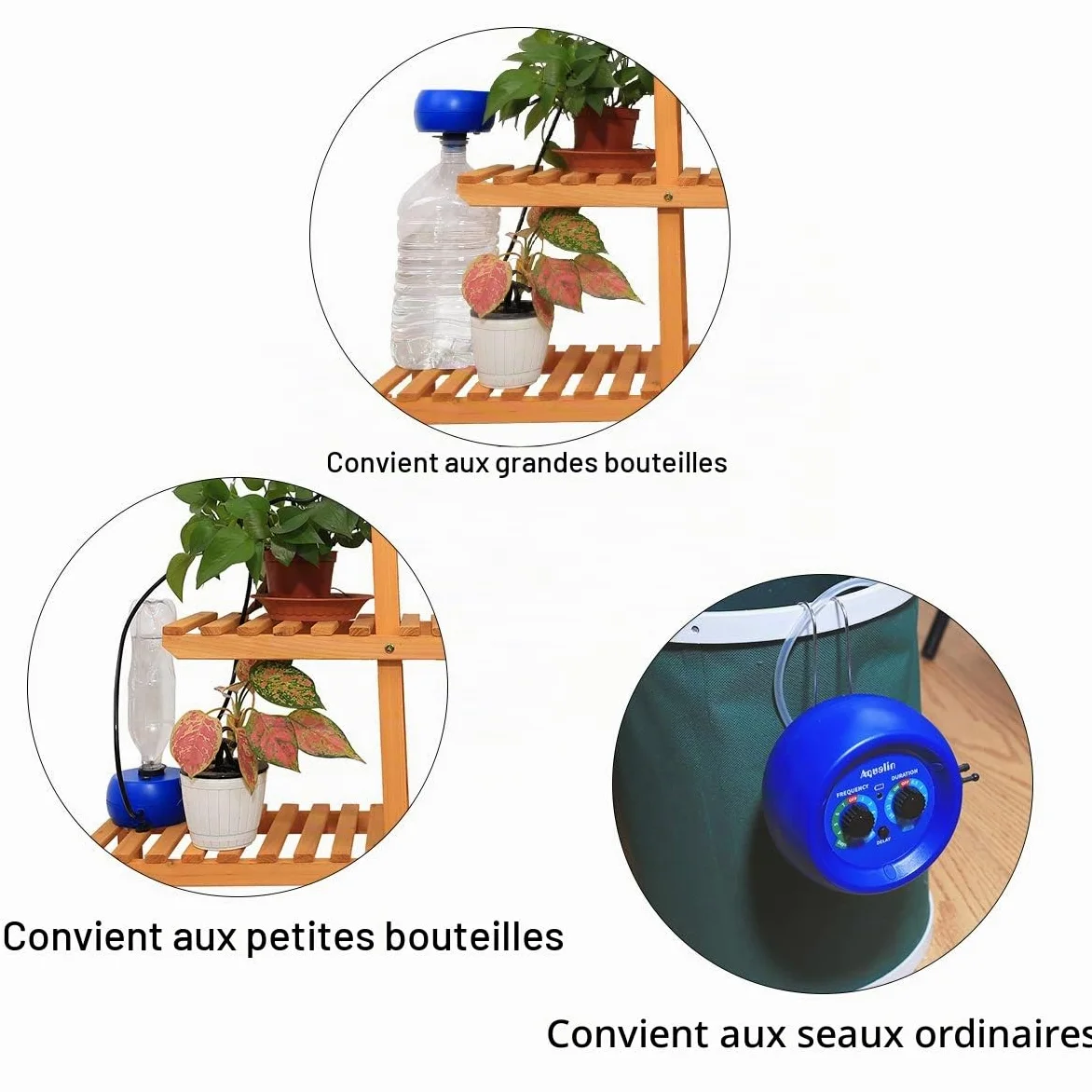 Minuterie de Jardin Intelligente pour Contrôler Irrigation D’arrosage Contrôlleur Intérieur Automatique Goutte A Goutte, USB
