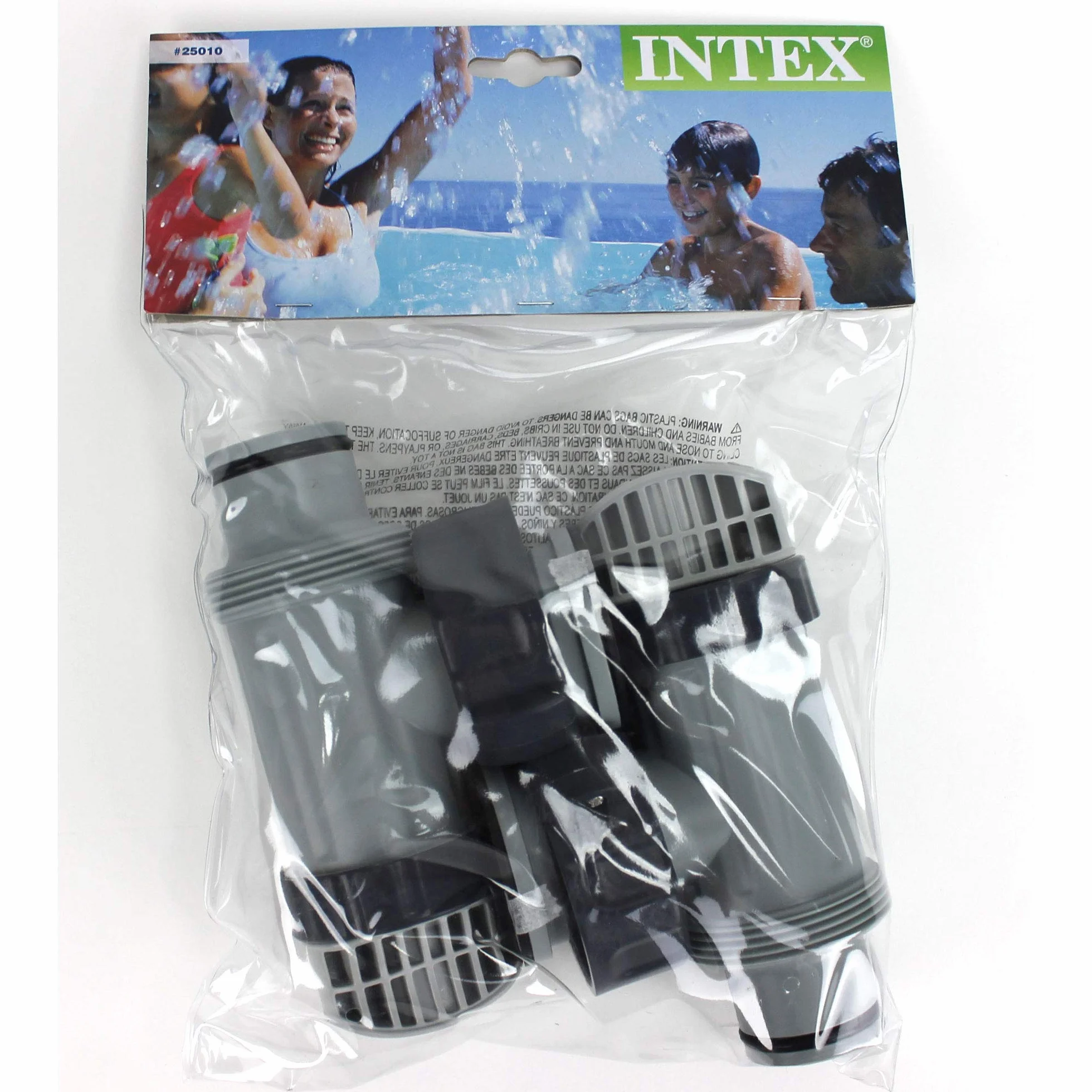 Intex Lot de 2 valves à piston hors sol avec joints et écrous