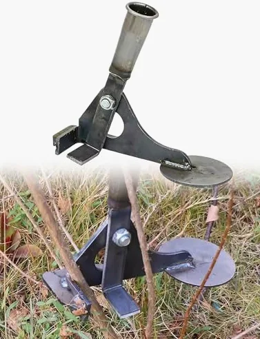 Arracheur de Racines Robuste avec poignée, arrache-souches à Levier facilitant l'extraction des Mauvaises Herbes pour poteaux de clôture et Jardin.