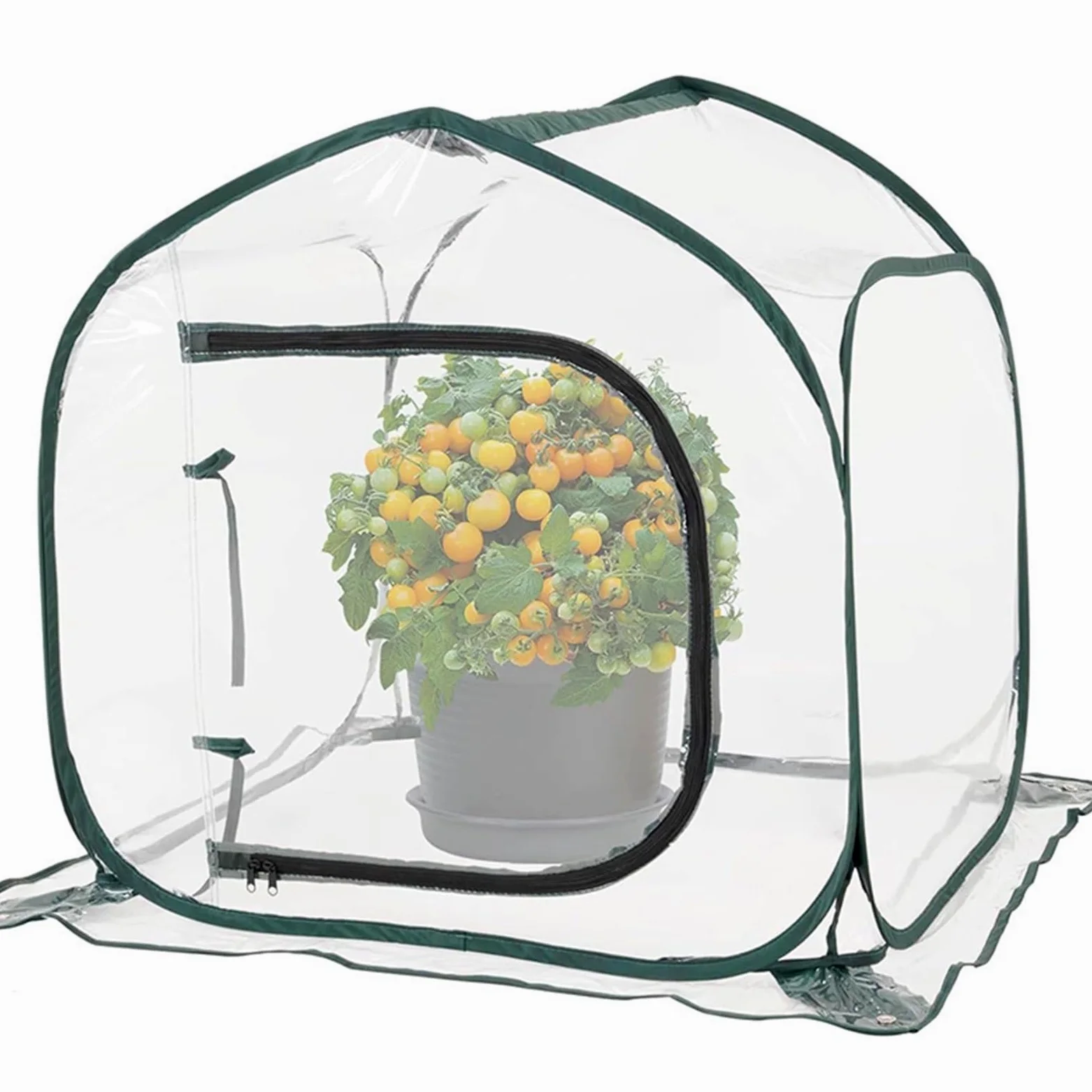 Mini Serre Pop-up, fabriquée en PVC imperméable, hydratante en été, Garde au Chaud en Hiver, Disponible à l'intérieur et à l'extérieur