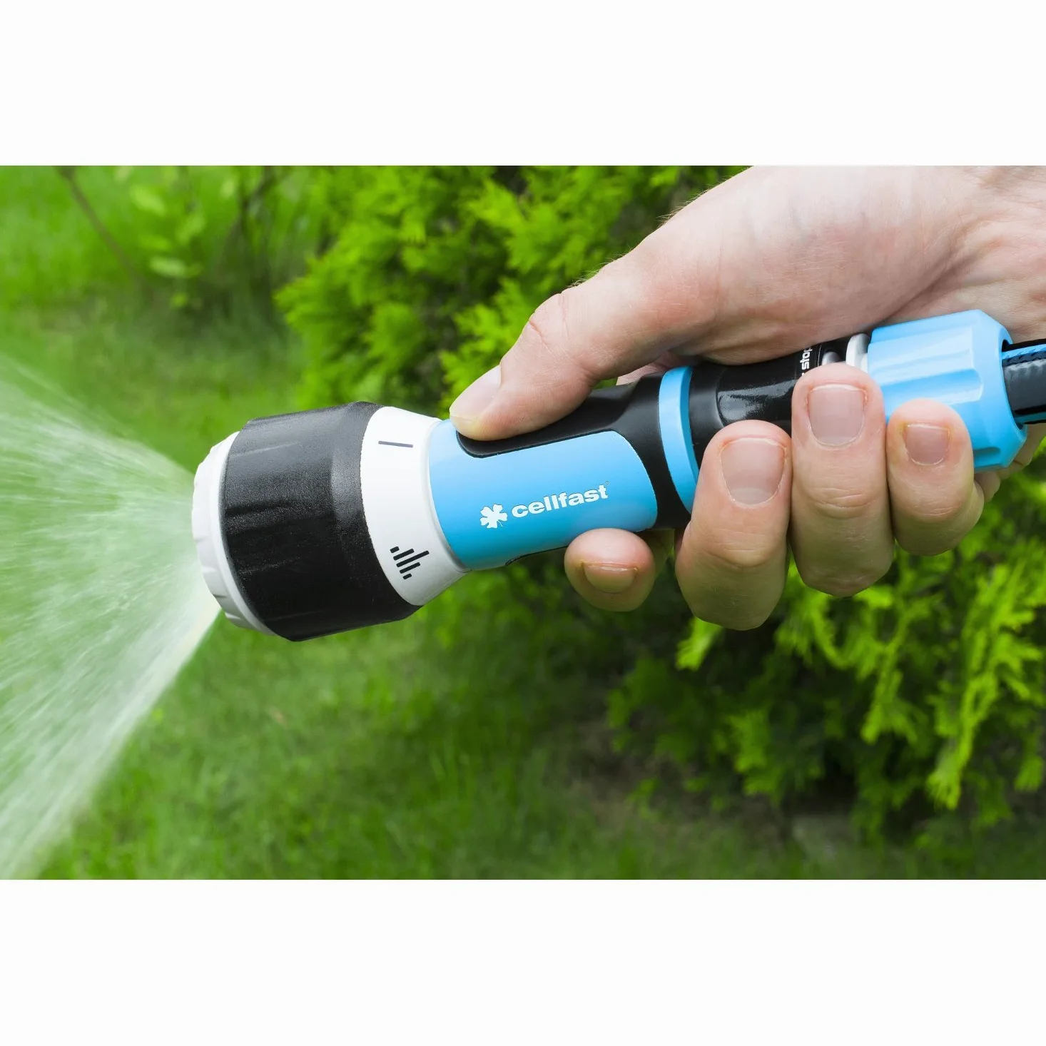 CELLFAST Lance De Nettoyage Set Avec Un Tuyau D'Eau Extensible Arroseur De Jardin Pour Pelouse Fleurs Plantes ENERGO 7,5 15 m