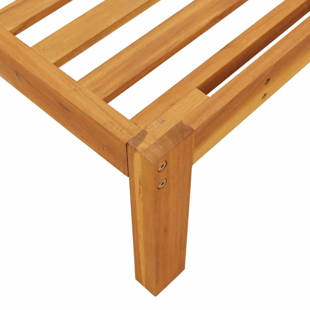 Canapé central palette de jardin bois massif d acacia