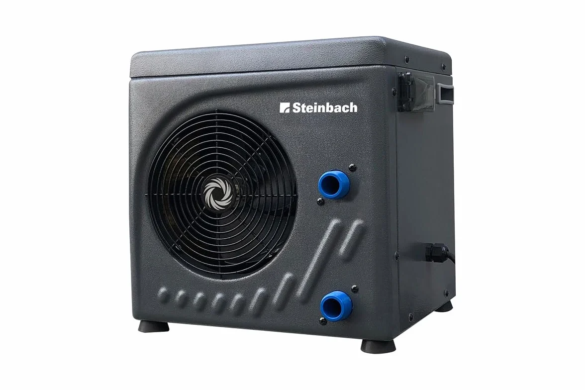Steinbach Pompe à Chaleur Mini 049275 Automatique pour piscines 20 000 l écran LED capteur de débit intégré