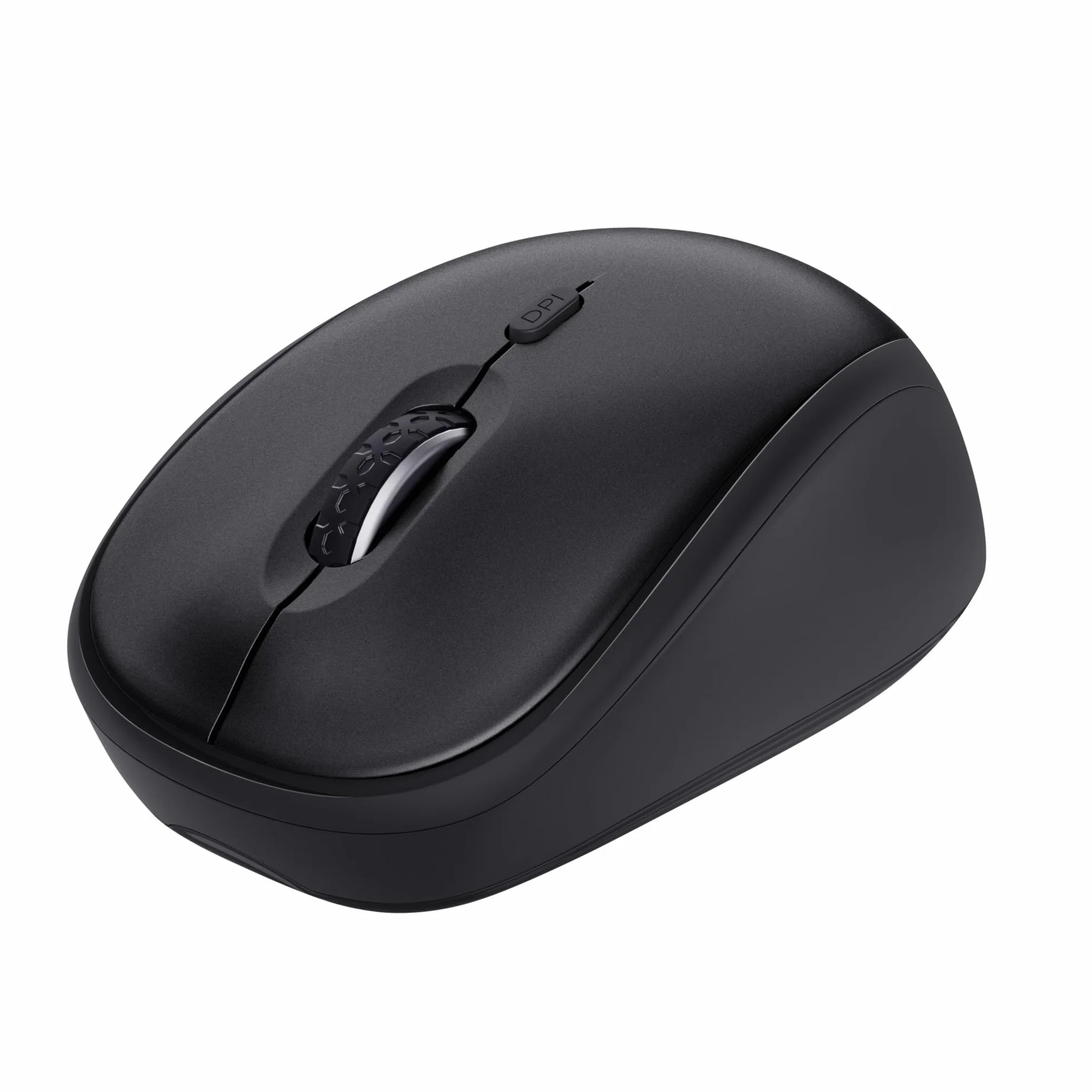 Trust Ymo II Pack Clavier et Souris sans Fil AZERTY Français Silencieux, Résistant aux Éclaboussures, Récepteur USB Unique, Noir
