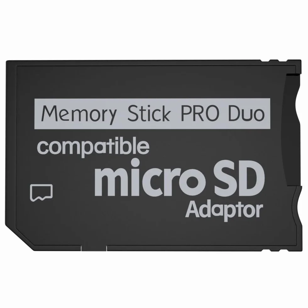 Adaptateur Memory Stick PSP, Micro SD vers Memory Stick Pro Duo pour PlayStation Portable