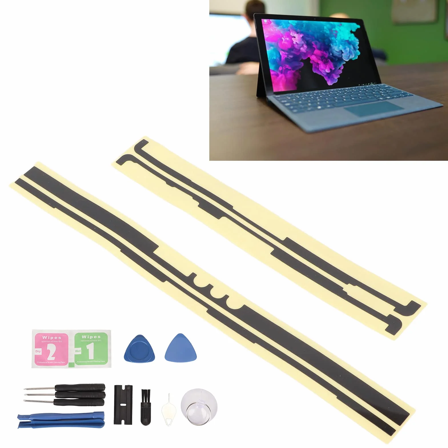 Ruban Adhésif pour écran LCD Remplacement Pro 5/6/7 Kit Réparation Ordinateur Portable