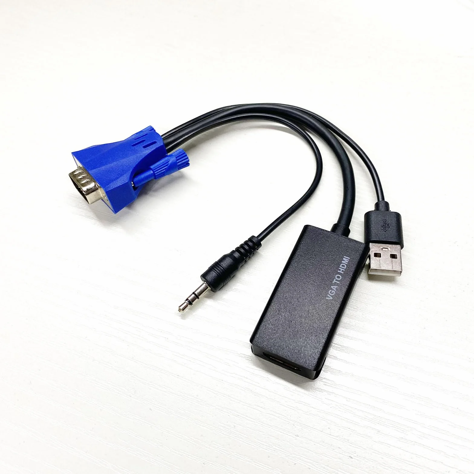 MT-VIKI Adaptateur VGA vers HDMI 1080p avec audio convertisseur pour PC
