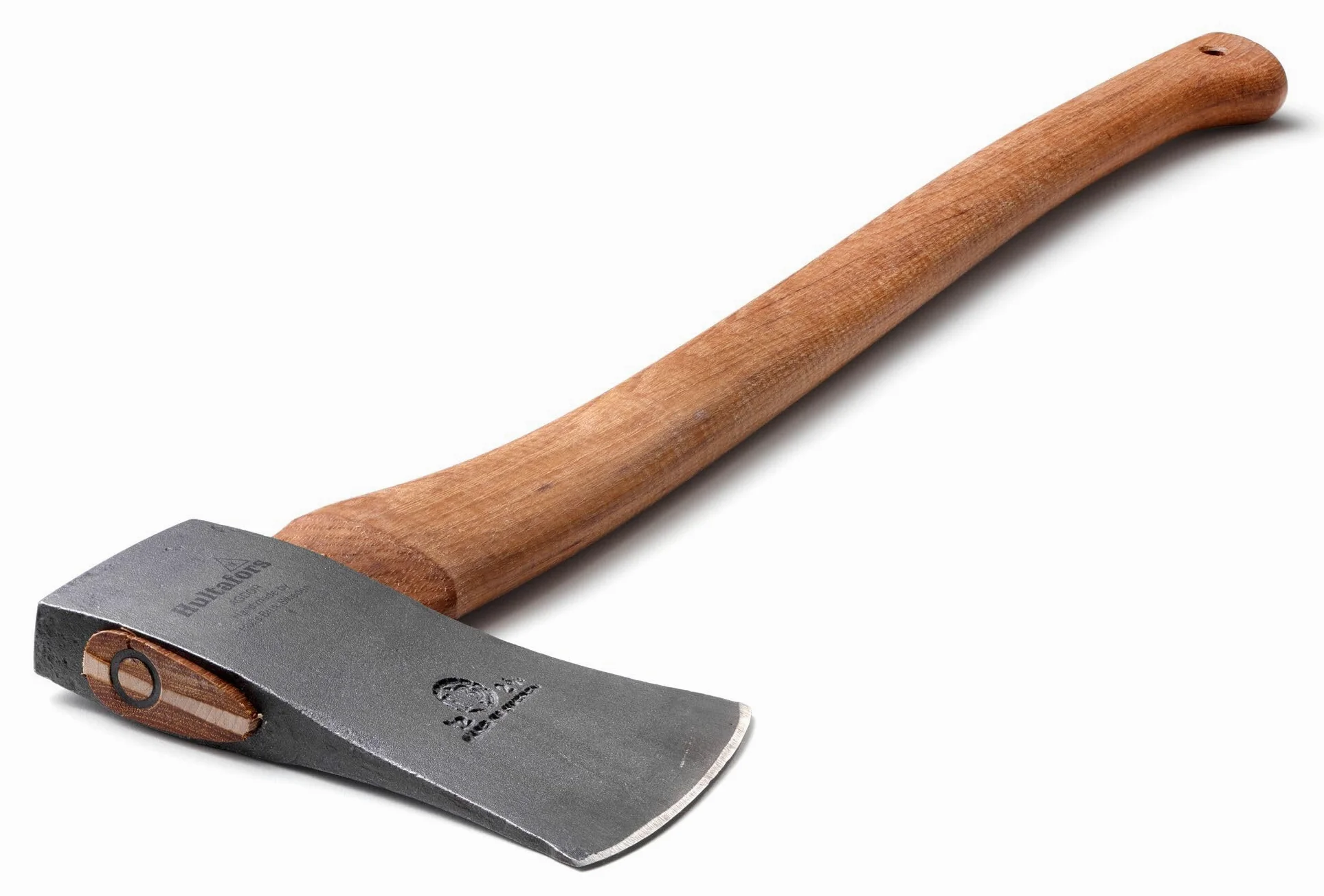 Hache en Bois forgée à la Main HY 10 708mm en Fer forgé I Hultafors I Forgée en Suède I 1620g Hache Premium avec Manche en Bois d'hickory I Affûtable Protection de Lame Incluse I 840144