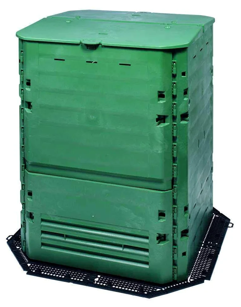 GARANTIA Thermo-King Composteur de Jardin Kit 400L Vert avec Grille de Fond | Bacs à compost, Seau, Bac a compost exterieur