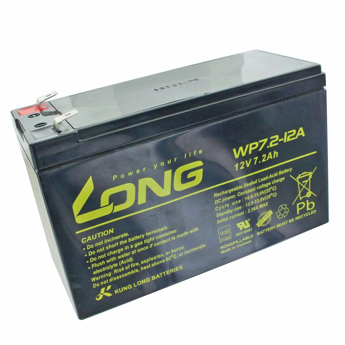 APC RBC17 Batterie réplique ACCUCELL 12 V 7,2 Ah