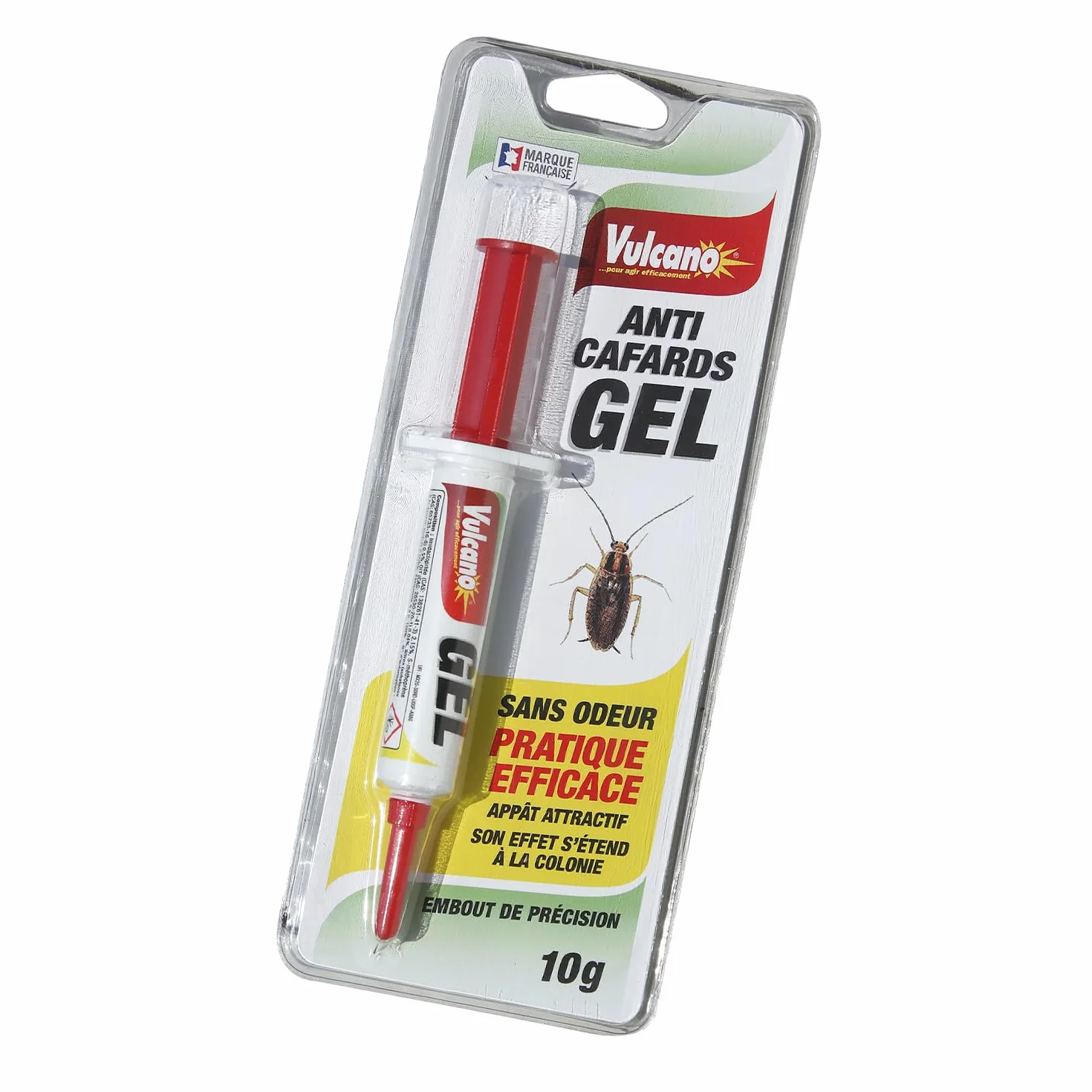 VULCANO GEL ANTI-CAFARDS PRATIQUE EFFICACE SANS ODEUR