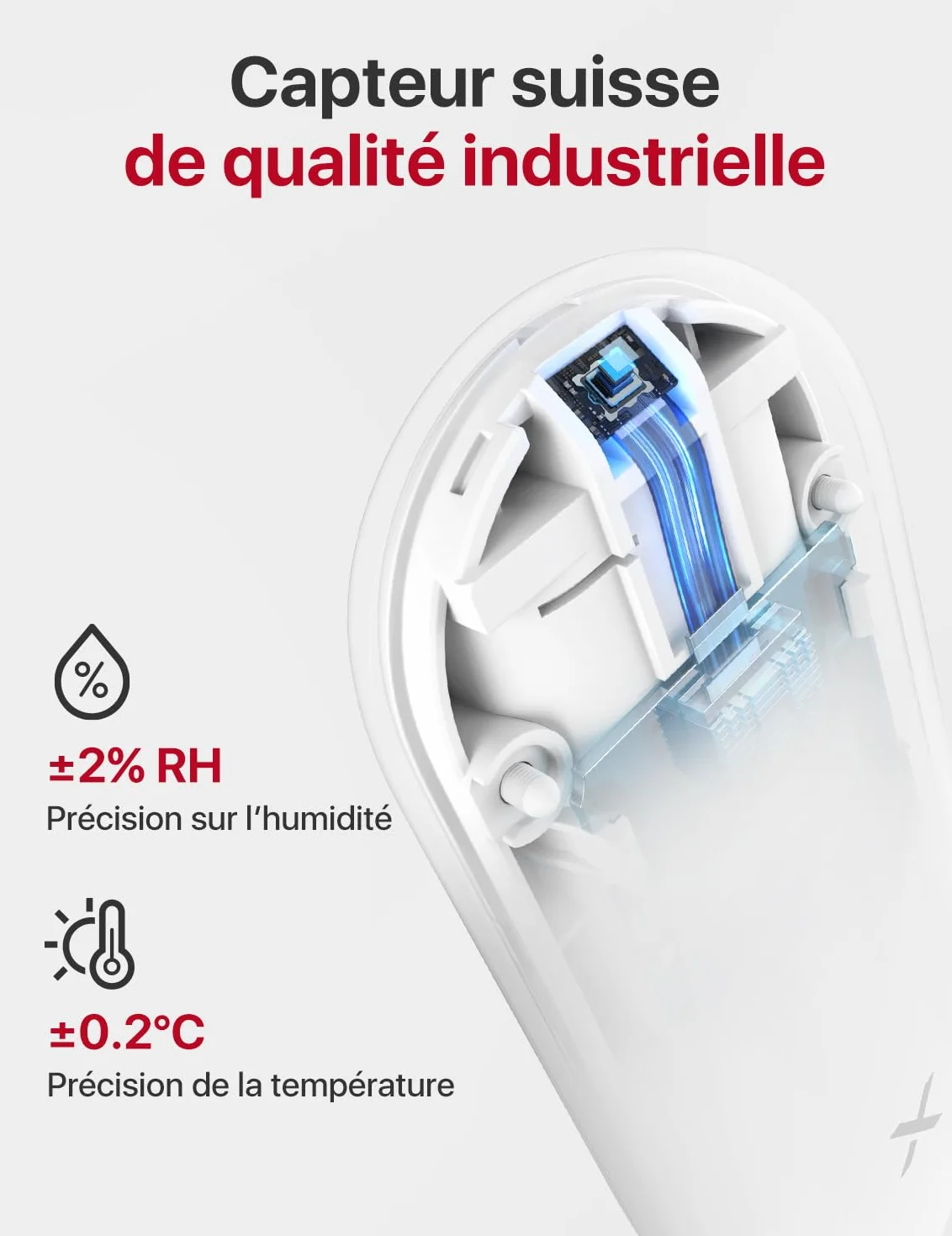 X-Sense Kit Thermomètre Hygromètre Connecté, STH55 | Suivi Précis, Alertes, Export des Données, Portée jusqu’à 500 m et Compatibilité Alexa